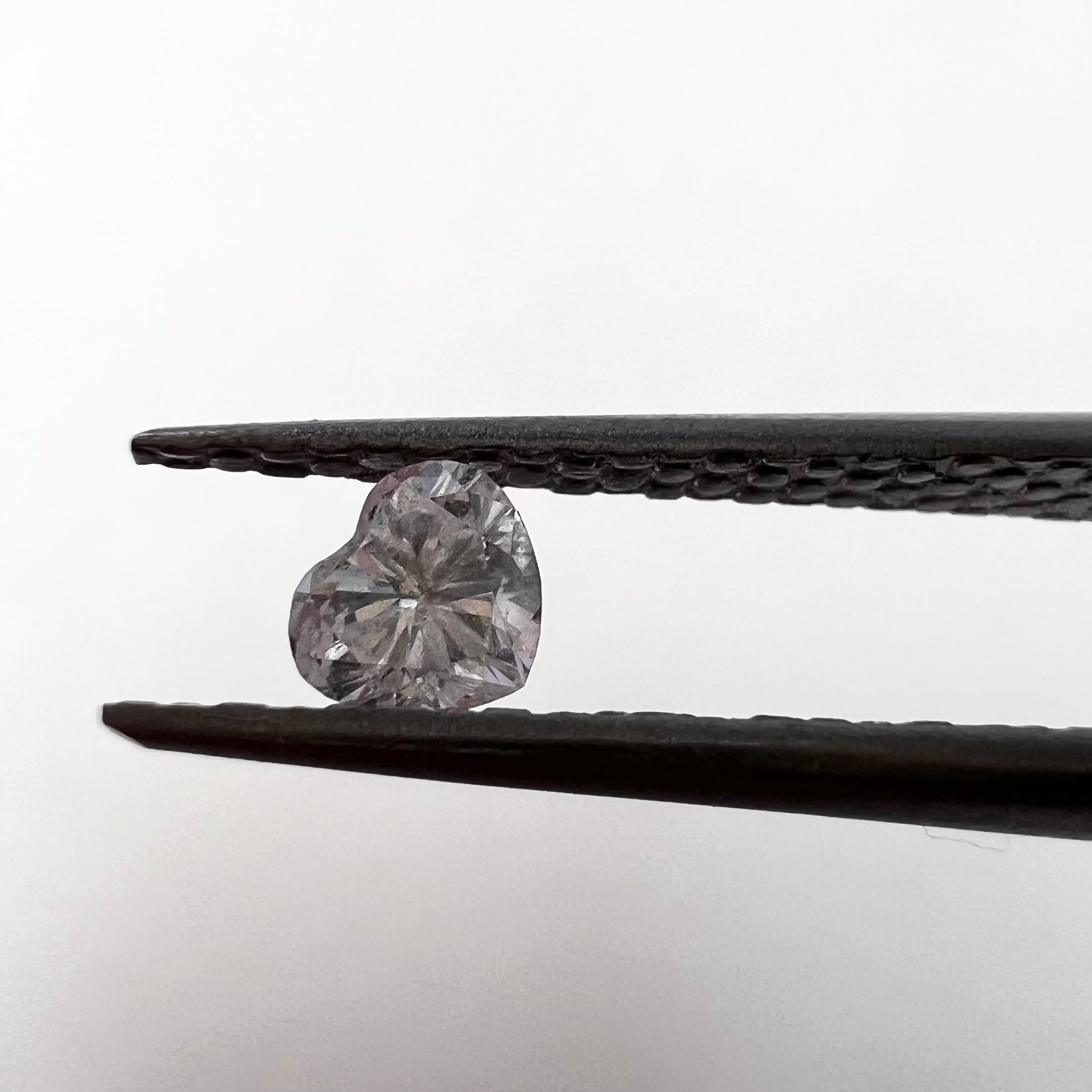 .12CT Heart Shape Diamond Slight Pink SI1 3.22x3.56x2.22mm Natural Earth mined