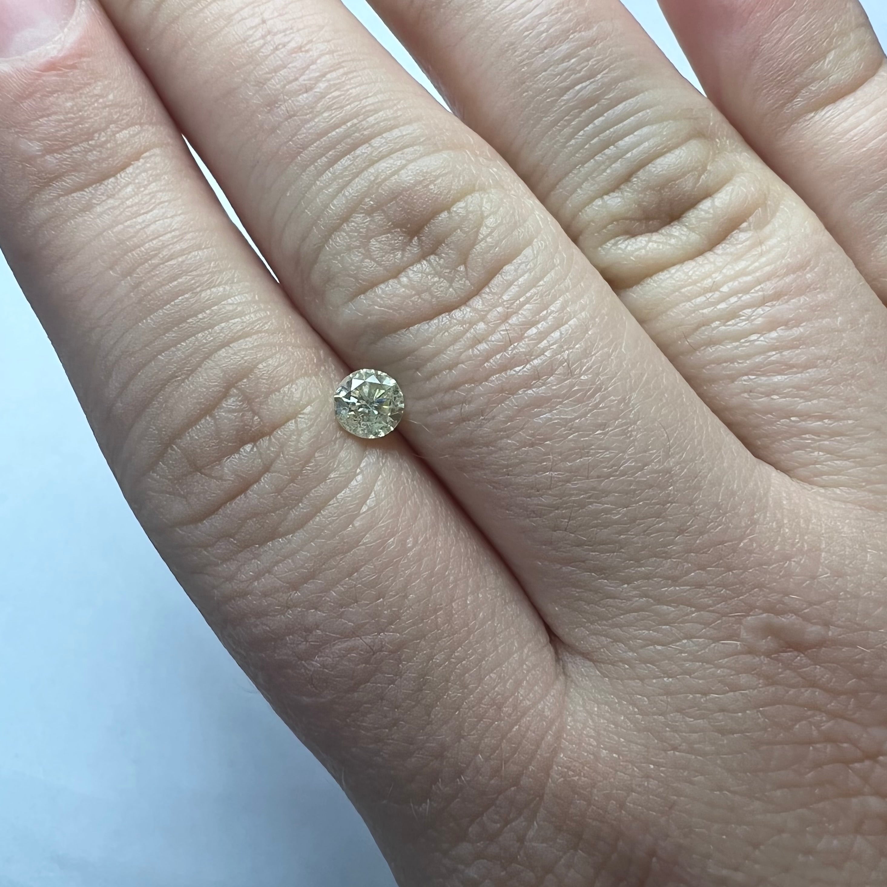 .56CT Brilliant Round Diamond P I1 4.93x3.30mm Natural Earth mined