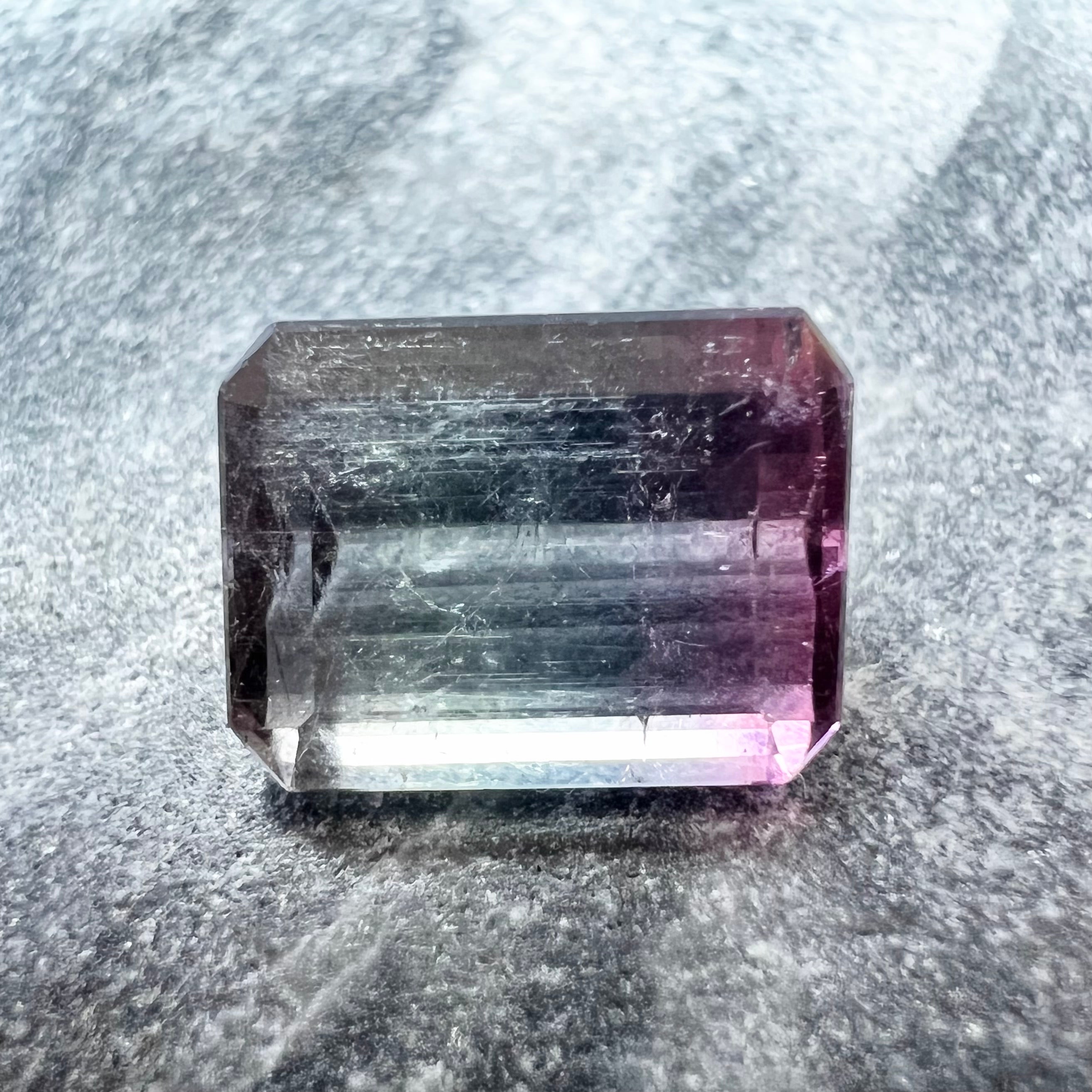 4.61CTW Natural Emerald Cut Tourmaline 10.88x8.39mm Earth mined Gemstone