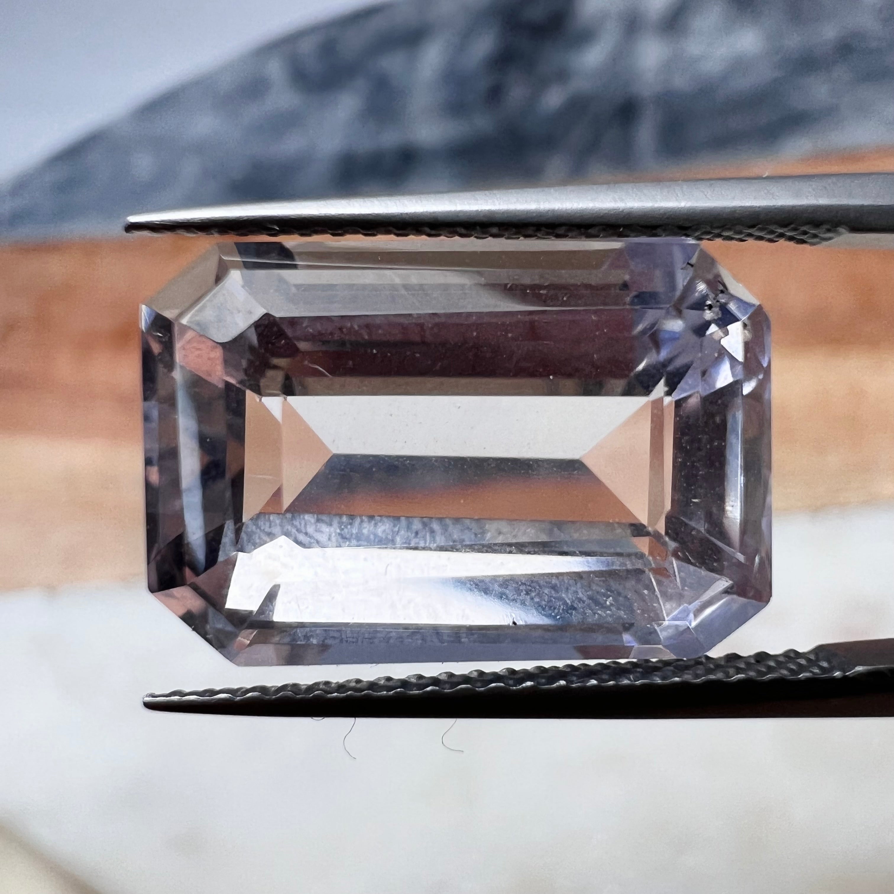 12.93CTW Natural Emerald Cut Kunzite 17.17x11.56mm Earth mined Gemstone