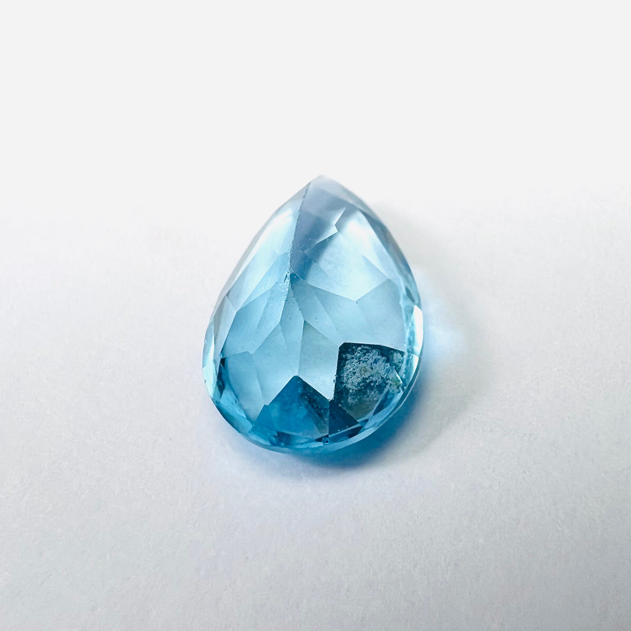 3.7CTW Loose Natural Pear Cut Topaz 12x6x5.5mm Earth mined Gemstone