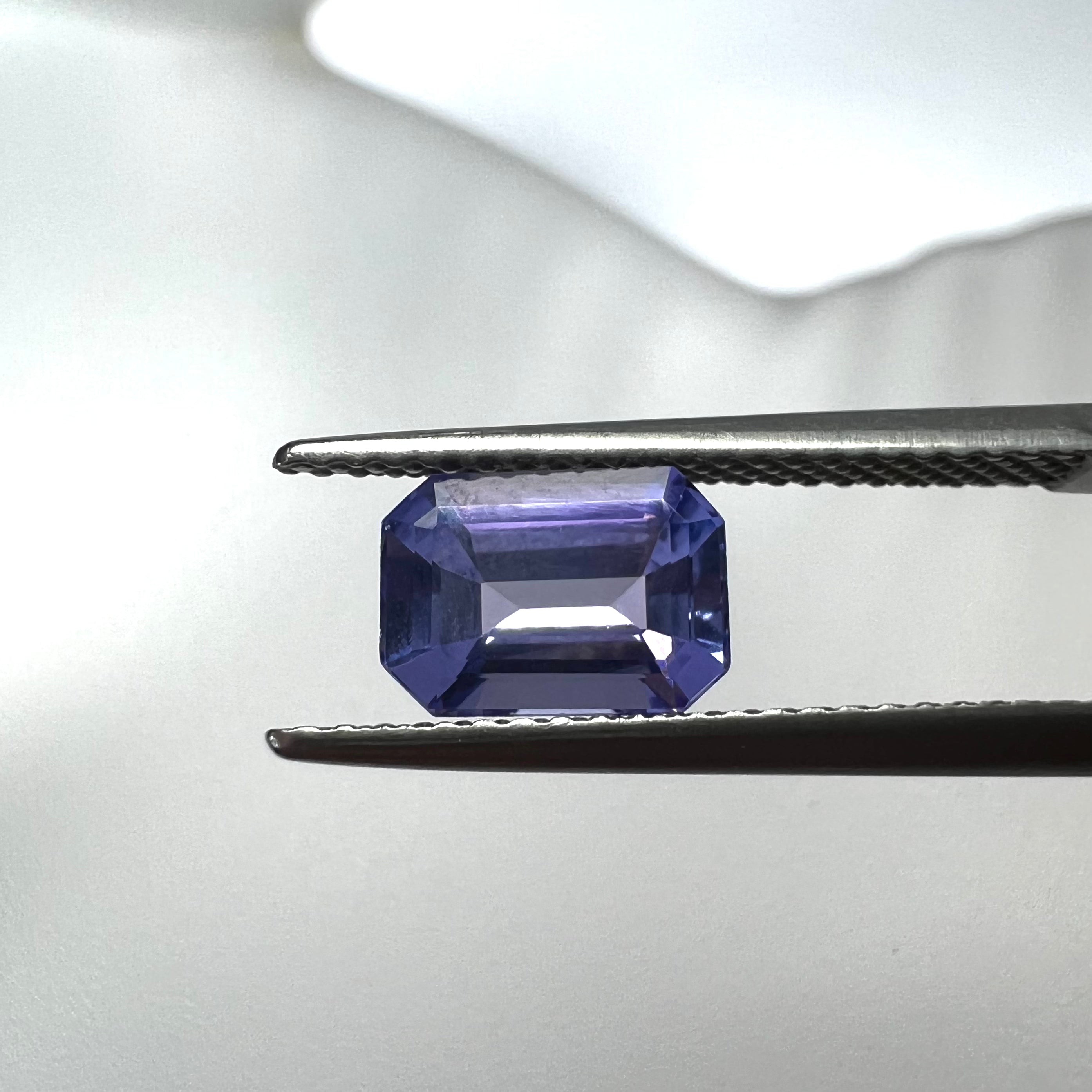 1.33CTW Loose Natural Emerald Cut Tanzanite 7.93x5.71x3.61mm Earth mined Gemstone