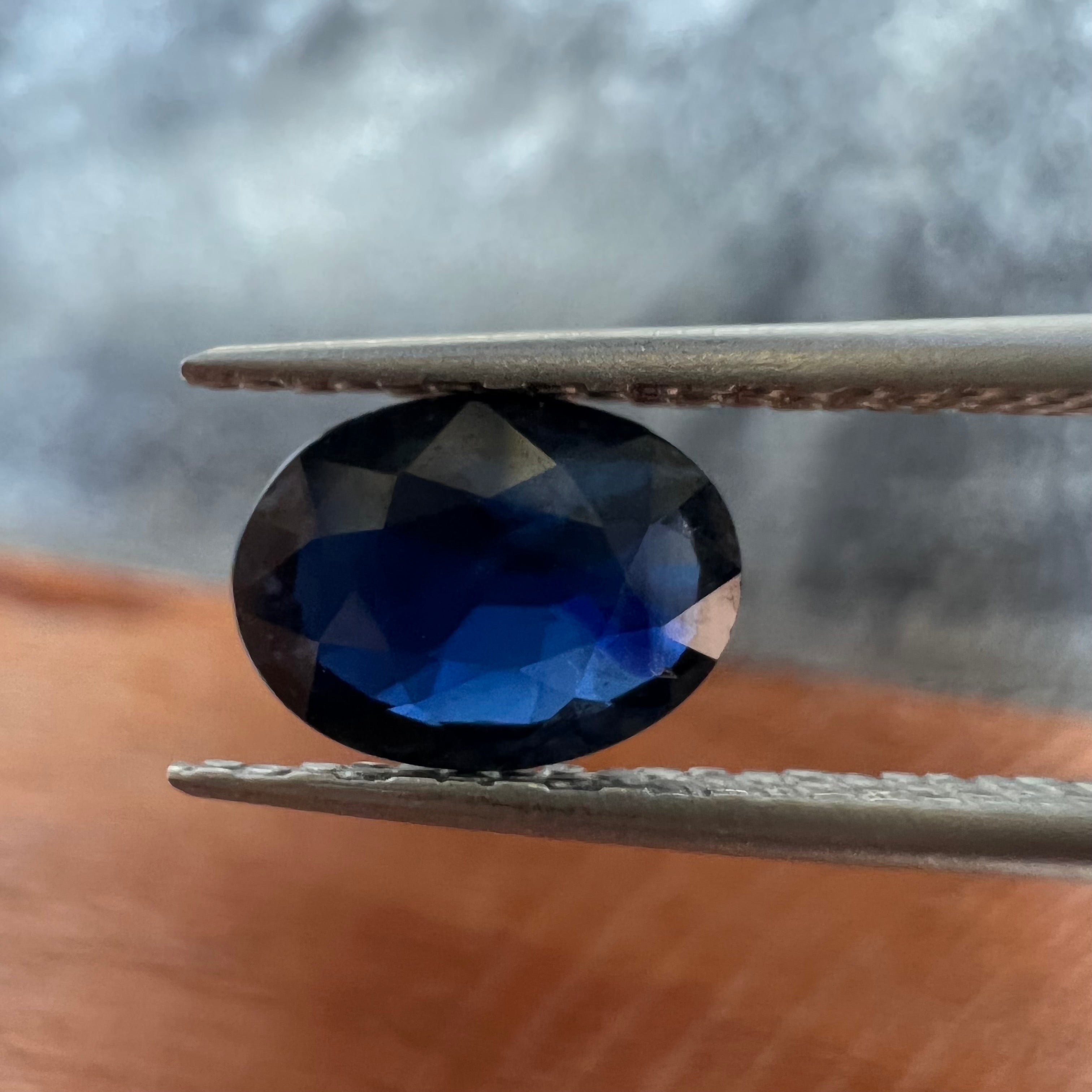 .81CT Loose Natural Oval Sapphire 6.95x5.10x2.52mm Earth mined Gemstone