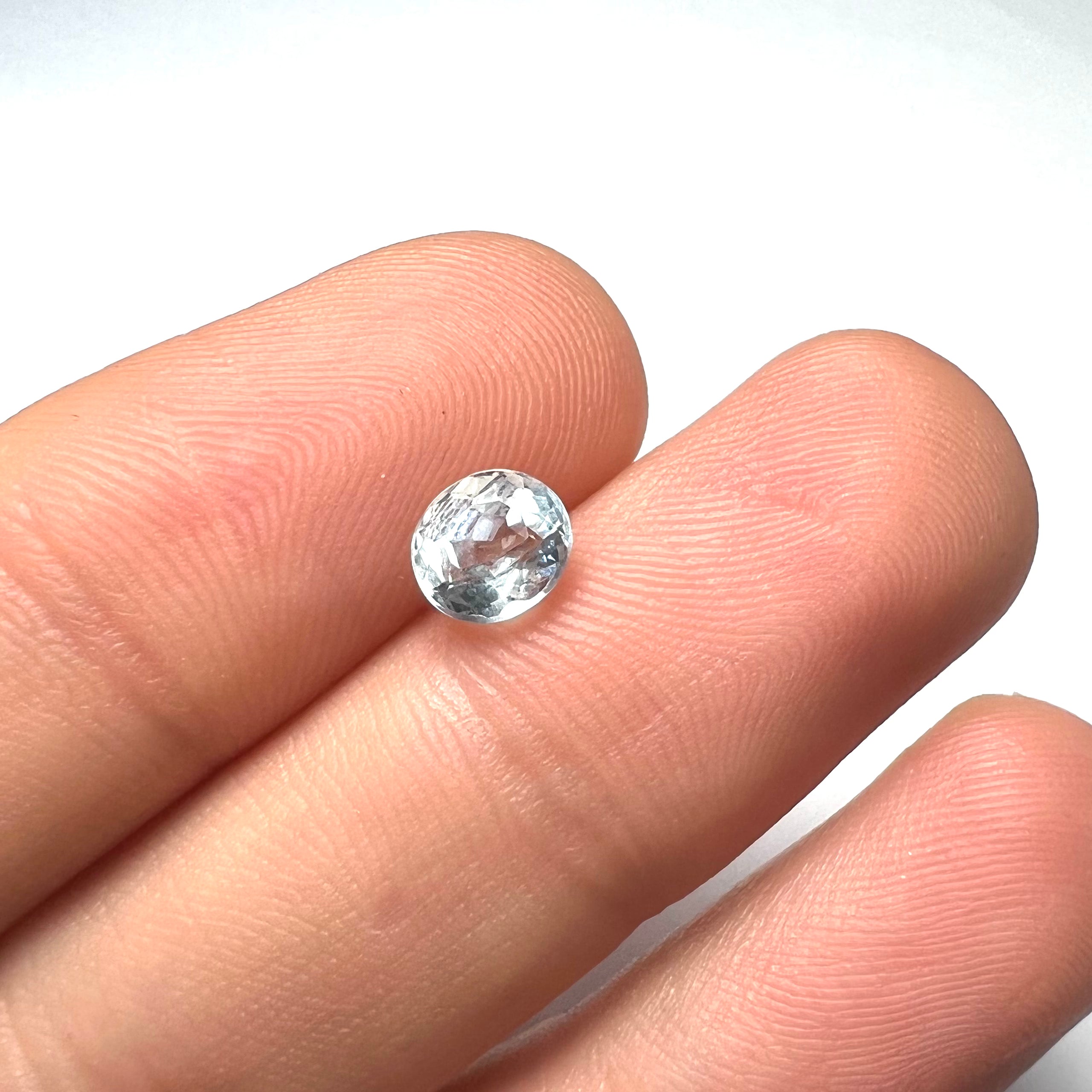 1.04CTW Loose Natural Aquamarine 6x5x4mm Earth mined Gemstone