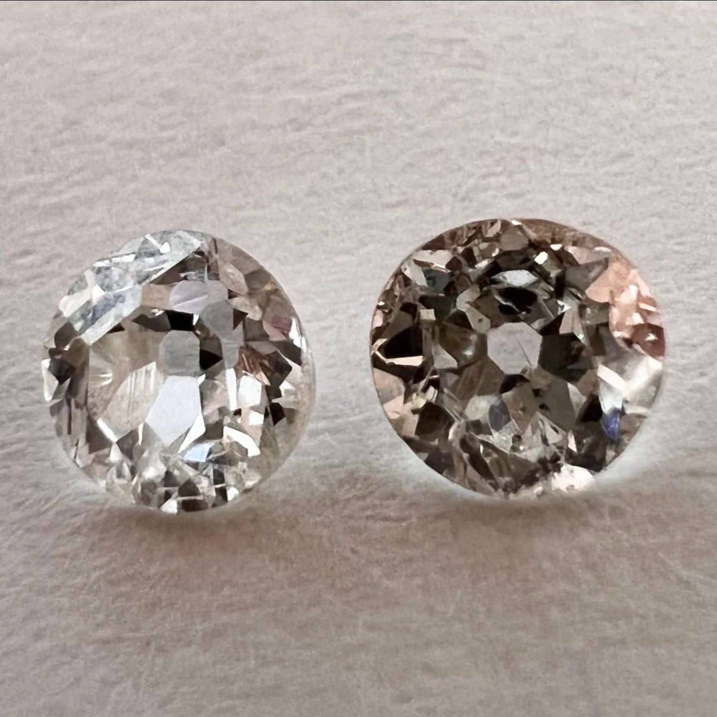 .37ctw Old Mine Cut Diamond H SI1/SI2 3.45mm Natural Earth mined