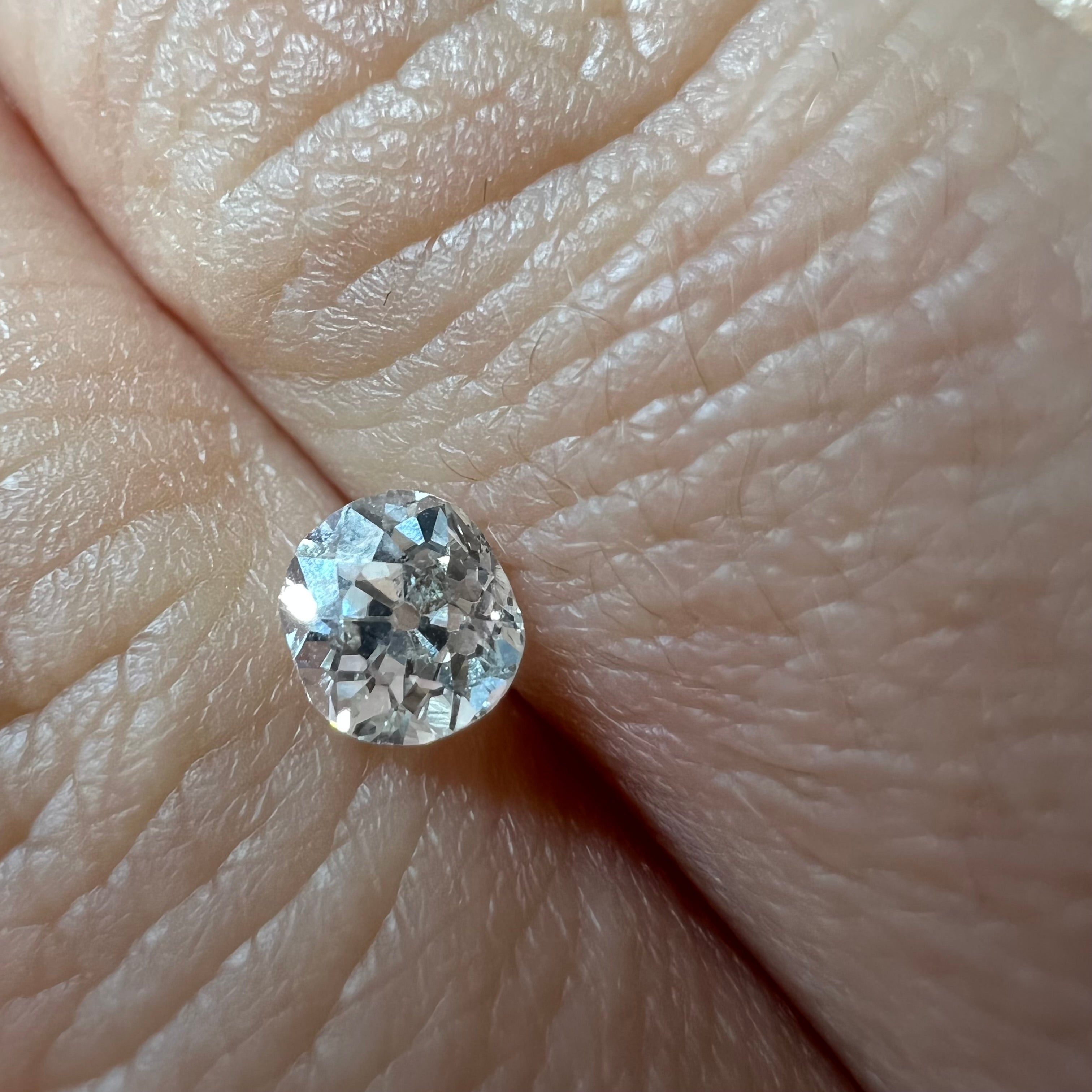 .56CT Old Mine Cut Diamond K I1 4.99x4.56x3.51mm Natural Earth mined