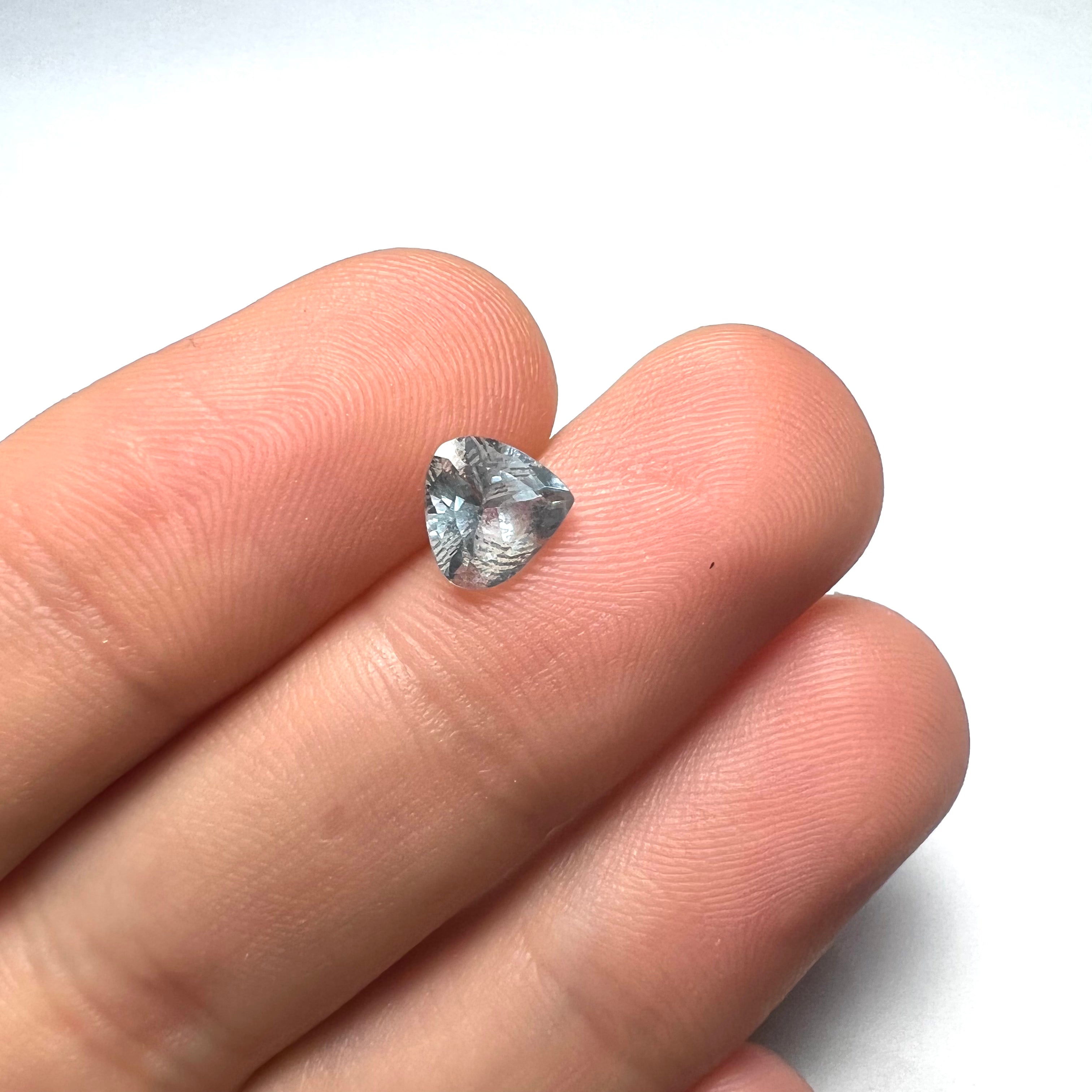 1.07CT Loose Natural Aquamarine 7x7x4mm Earth mined Gemstone