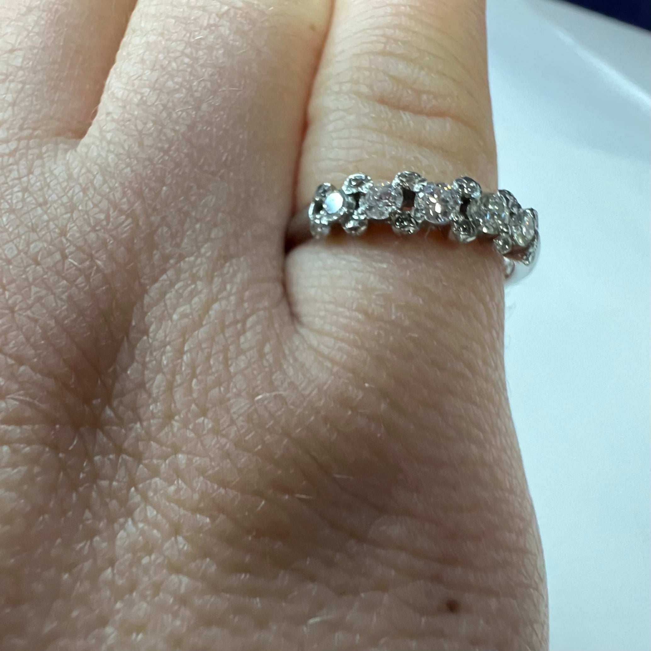Antique Platinum Diamond .43ctw Ring Size 6