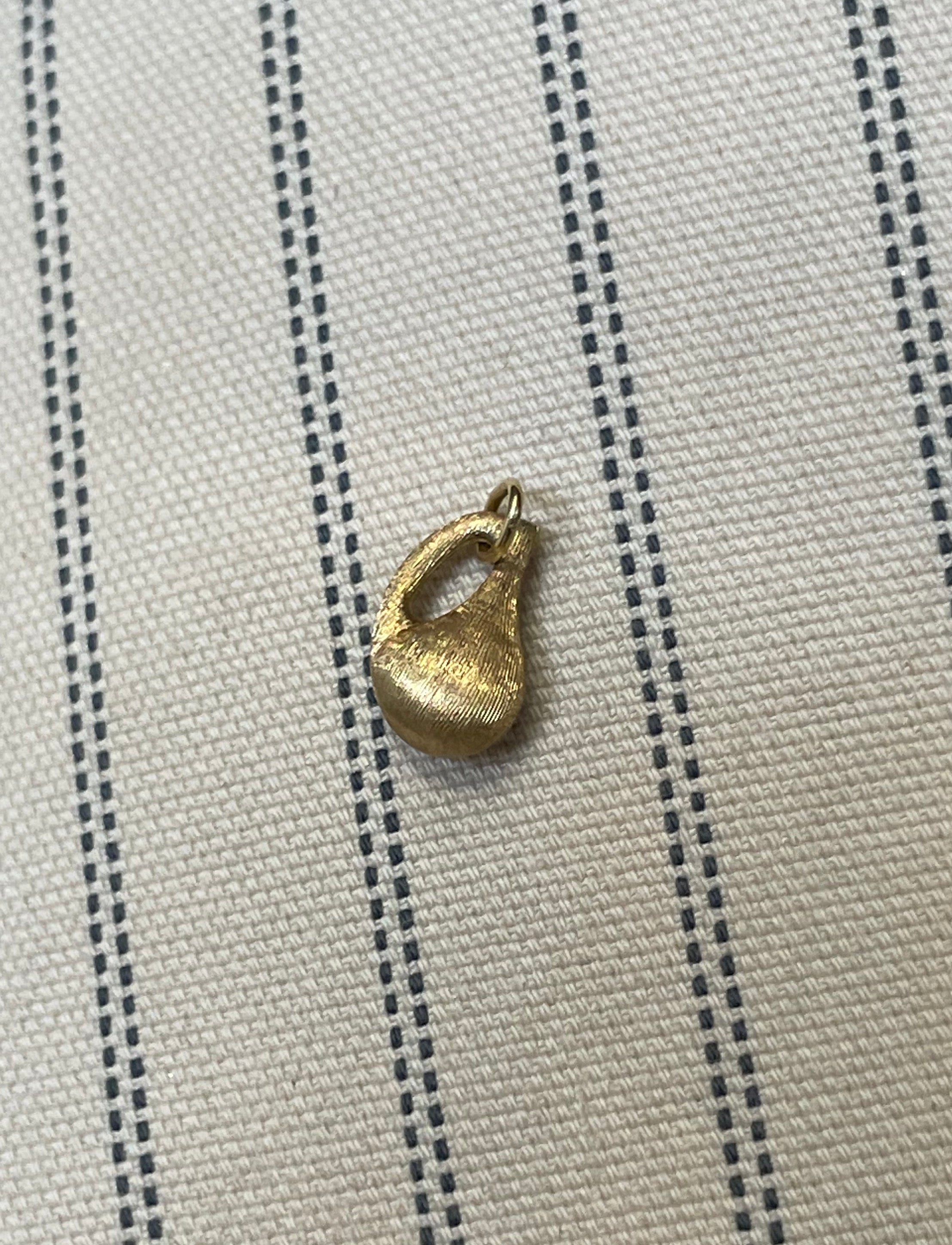 Solid 18K Yellow Gold Urn