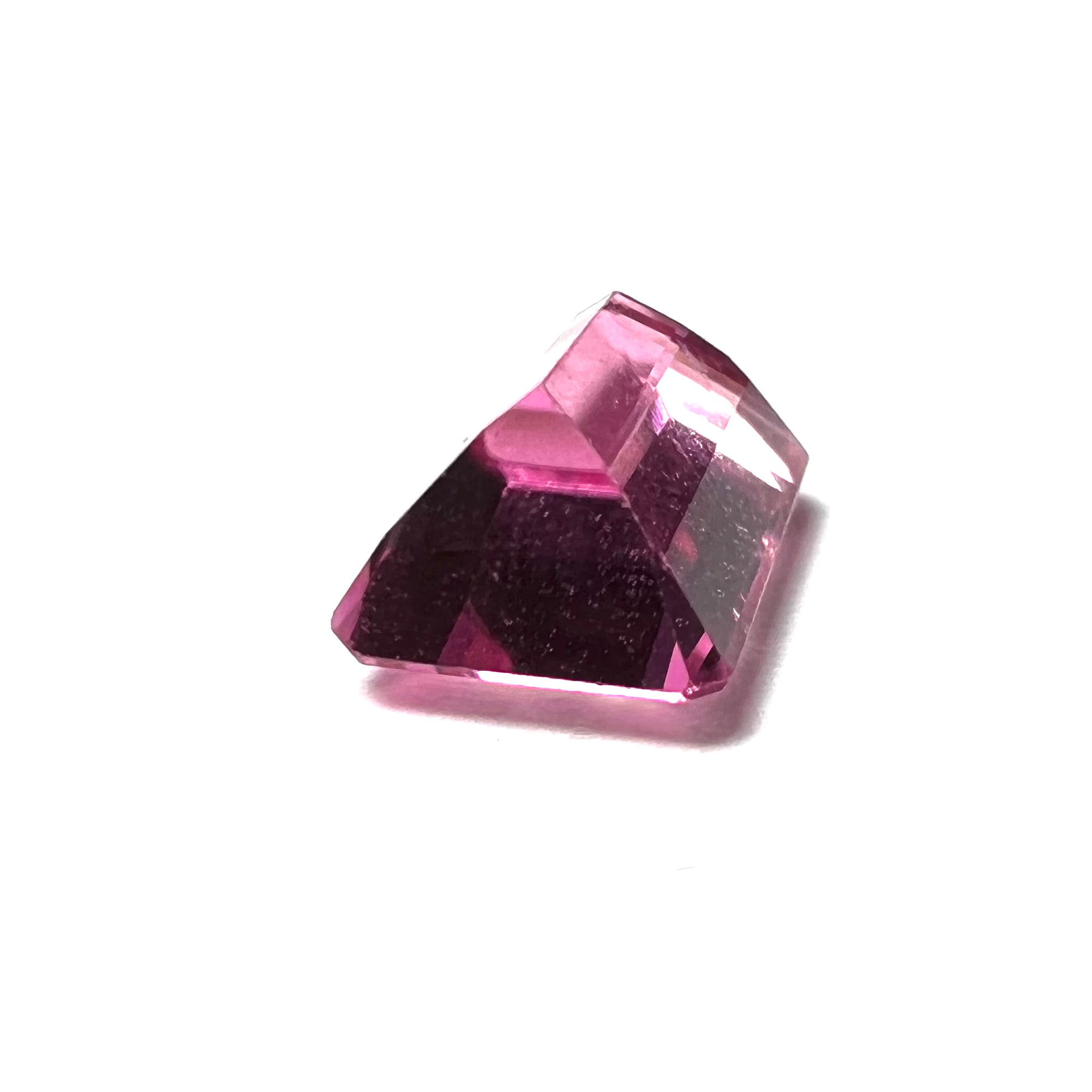 1.08CTW Natural Pink Rectangle Tourmaline 6x5x4mm Earth mined Gemstone