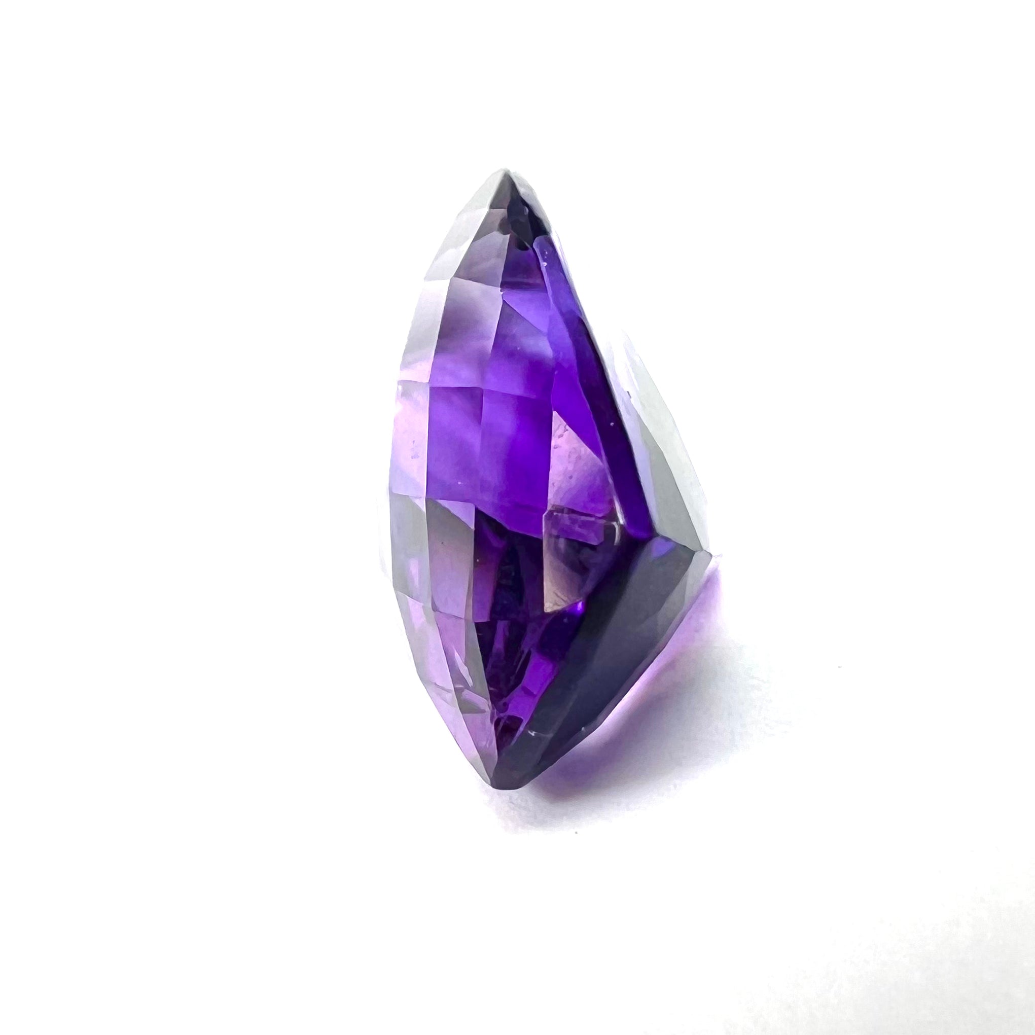 4.12CTW Loose Natural Fancy Cut Amethyst 13x8x6.15mm Earth mined Gemstone