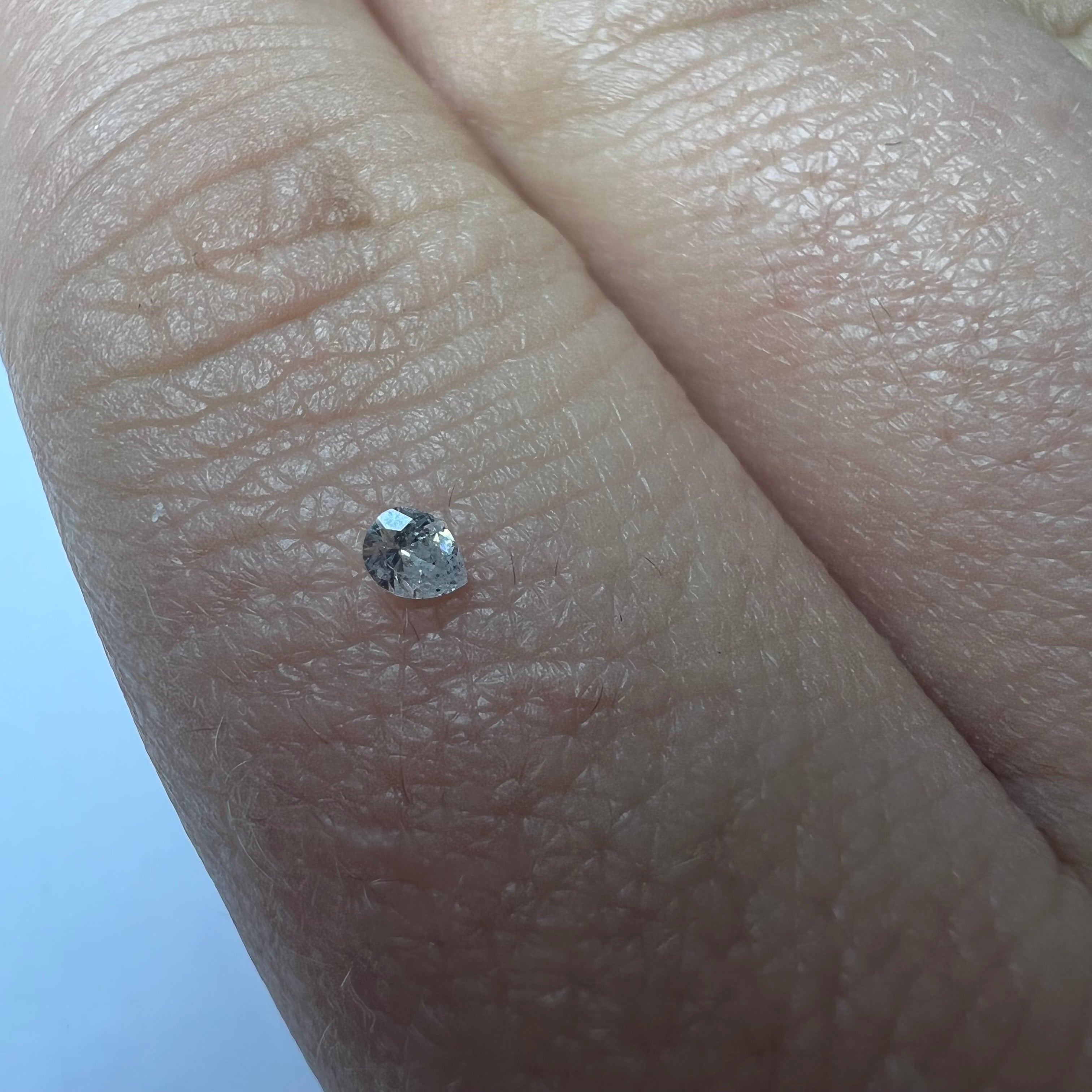 .05CT Pear Diamond G I2 2.71x2.12x1.29mm Natural Earth mined
