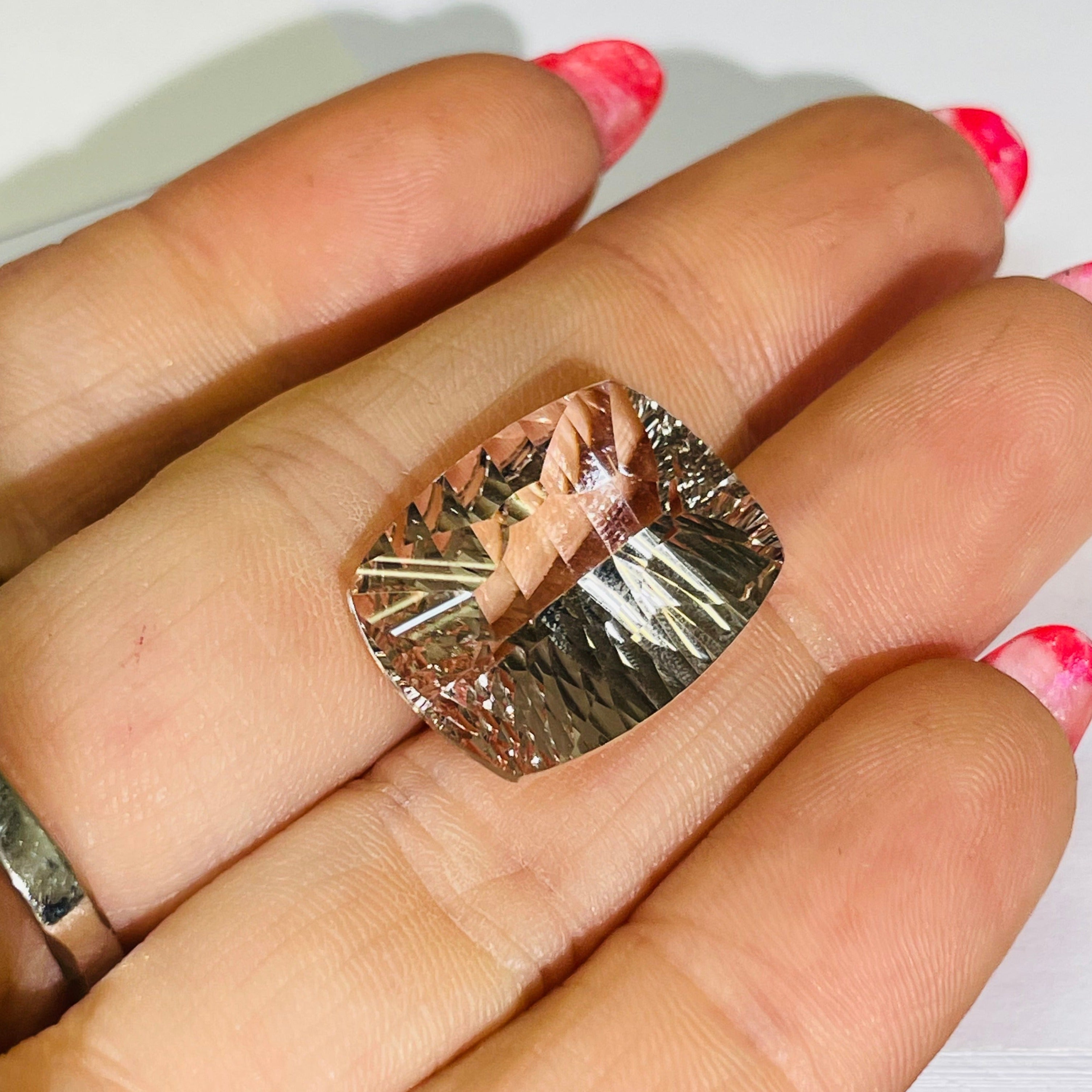 14CT Natural Pink Morganite 19x15mm