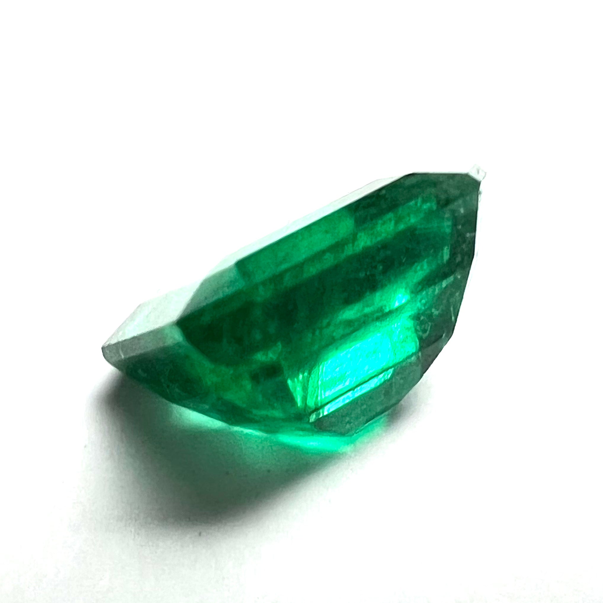 1.25CT Loose Natural Emerald Octagonal Step Cut 6.90x6.34x4.20mm