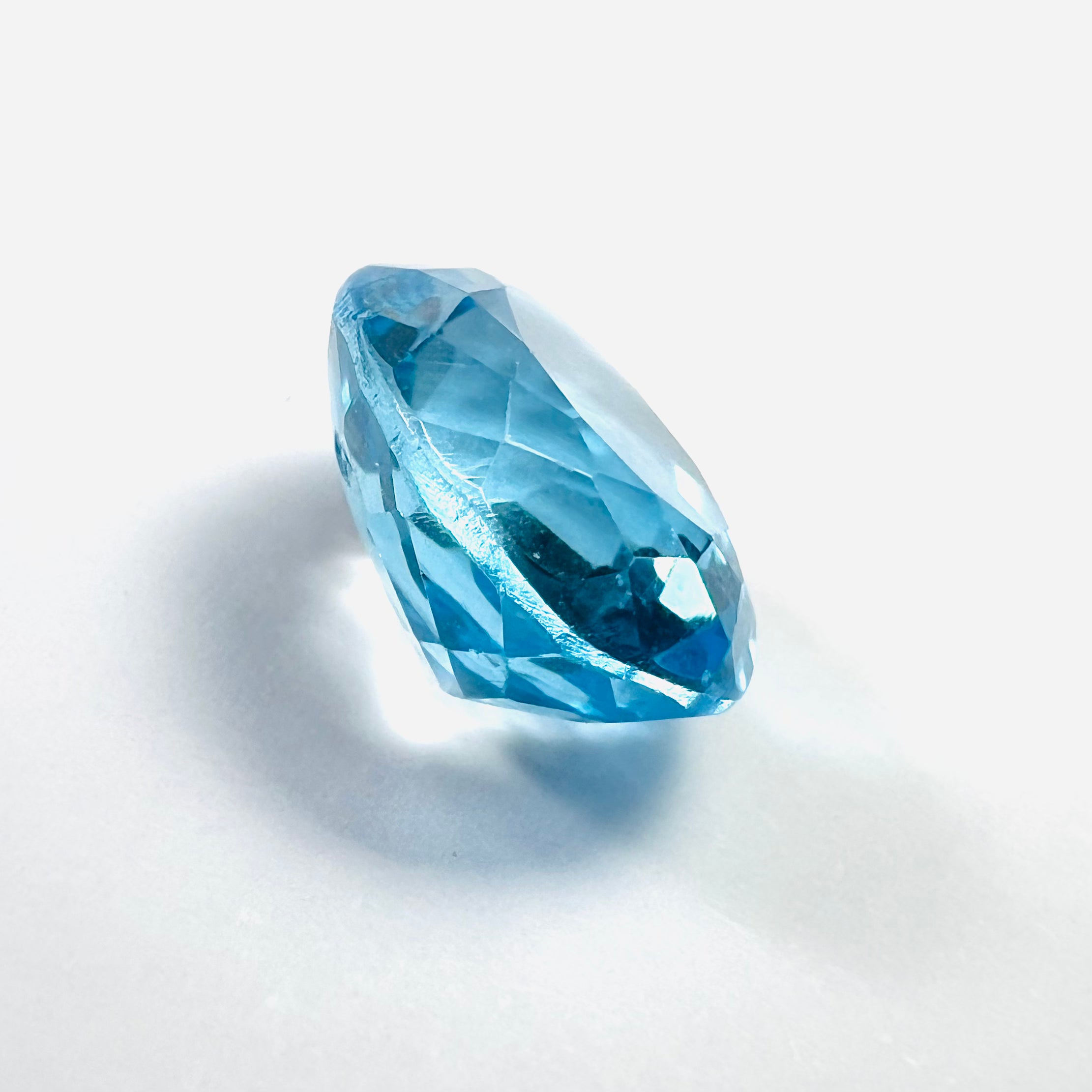 10.69CTW Loose Natural Oval Cut Topaz 14.3x12.1x7.2mm Earth mined Gemstone