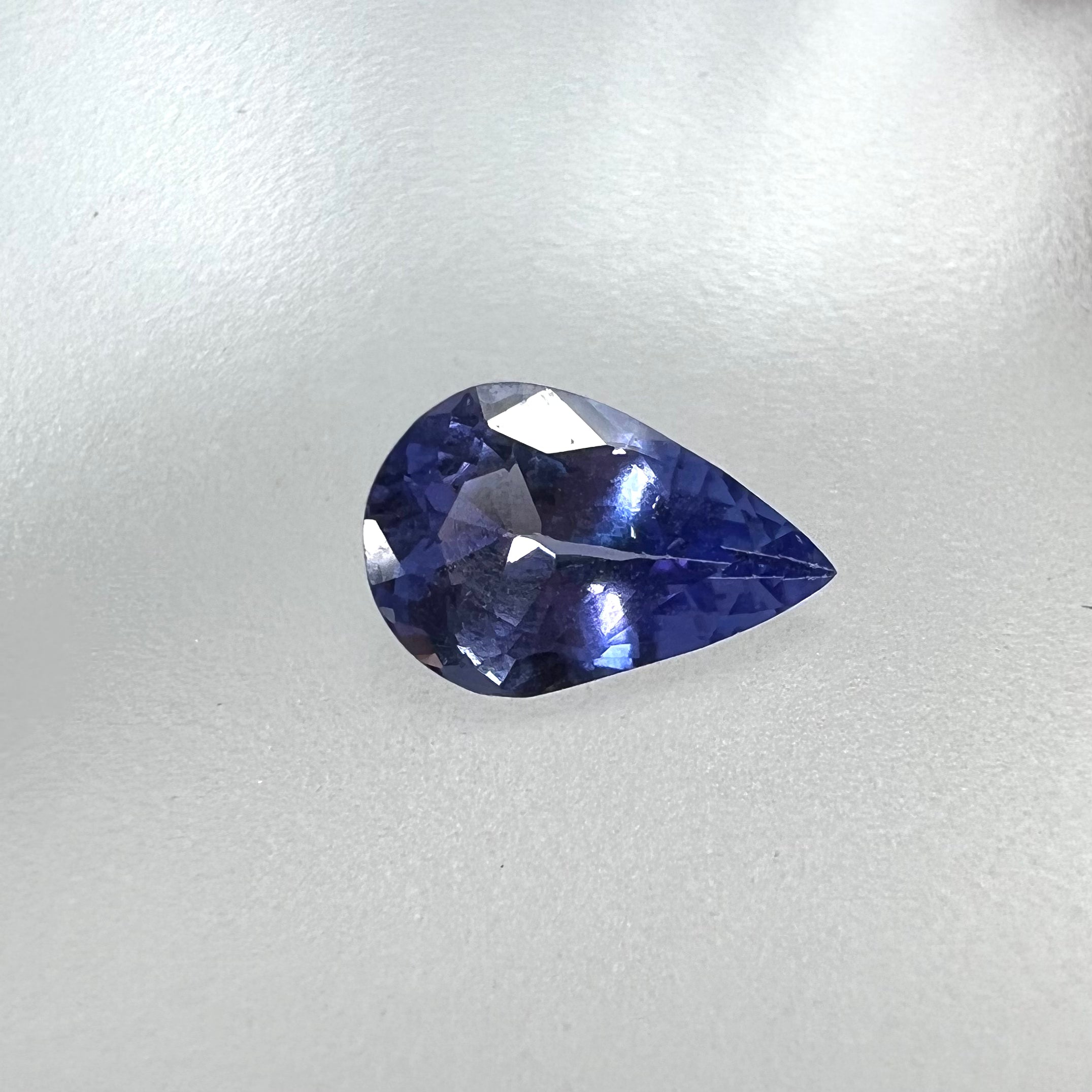 1.12CTW Loose Natural Pear Cut Tanzanite 8.91x5.84x3.61mm Earth mined Gemstone
