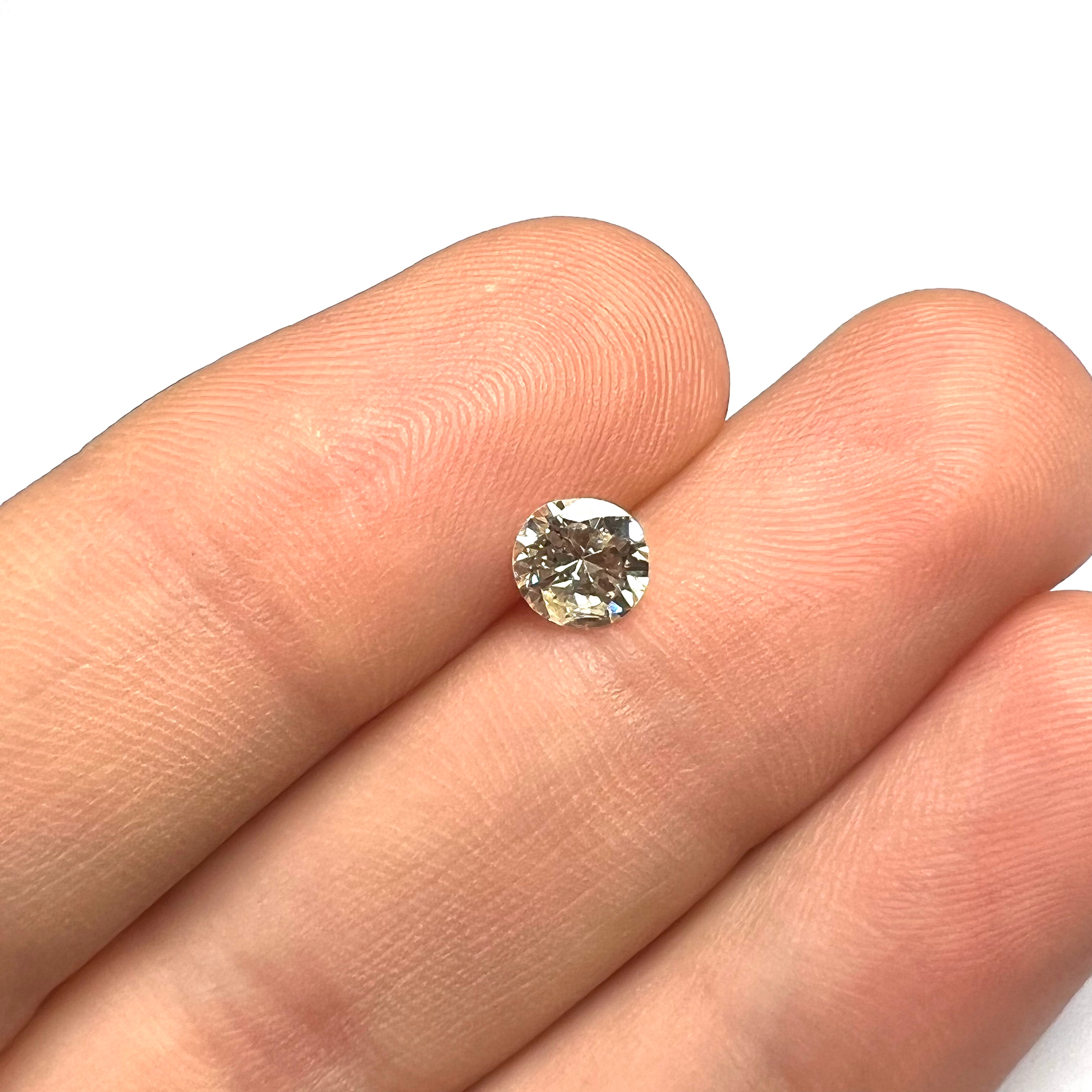 .63CT Circular Brilliant Diamond N I2 5.67x5.84x3.18mm Natural Earth mined
