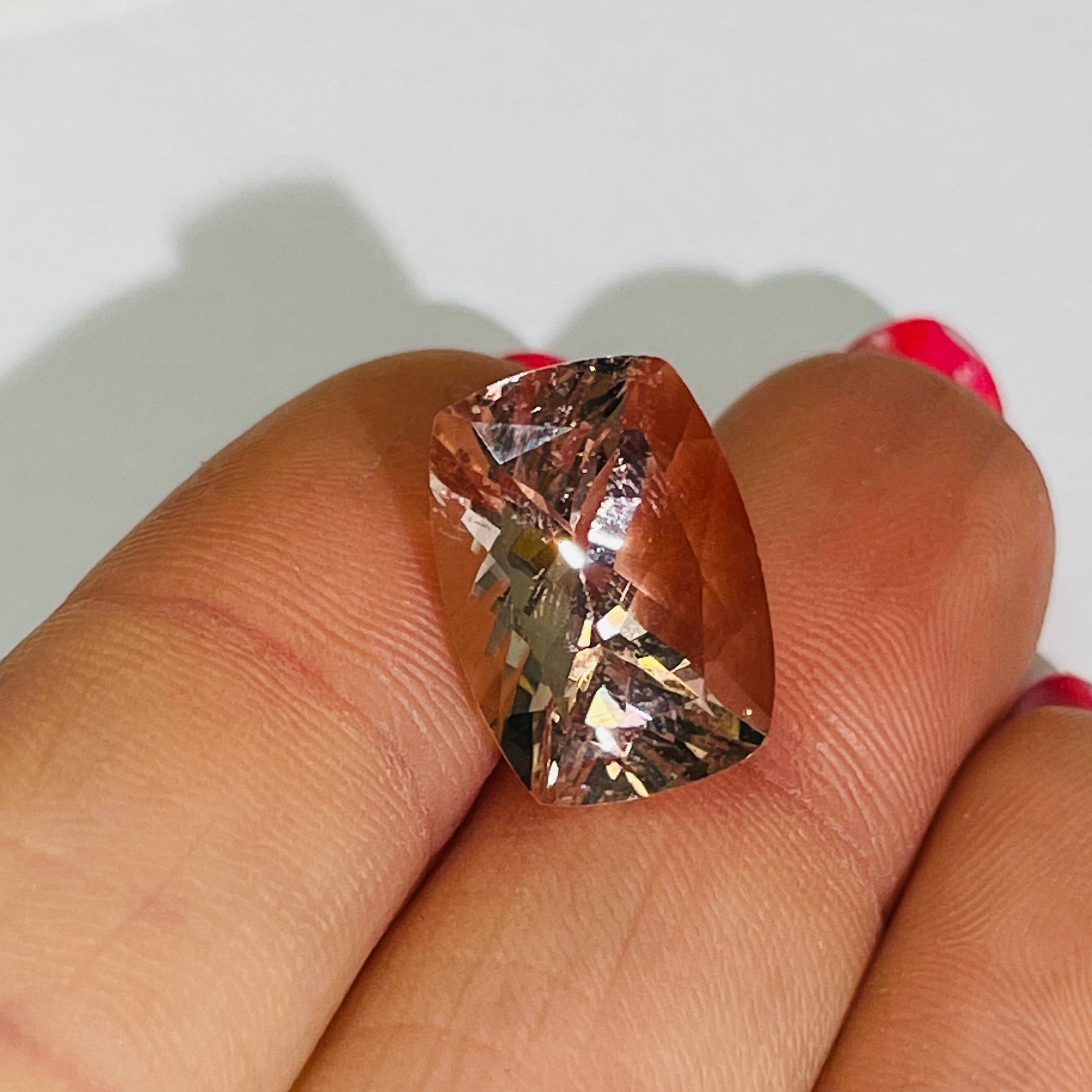 6.7CT Natural Pink Morganite 14x10mm