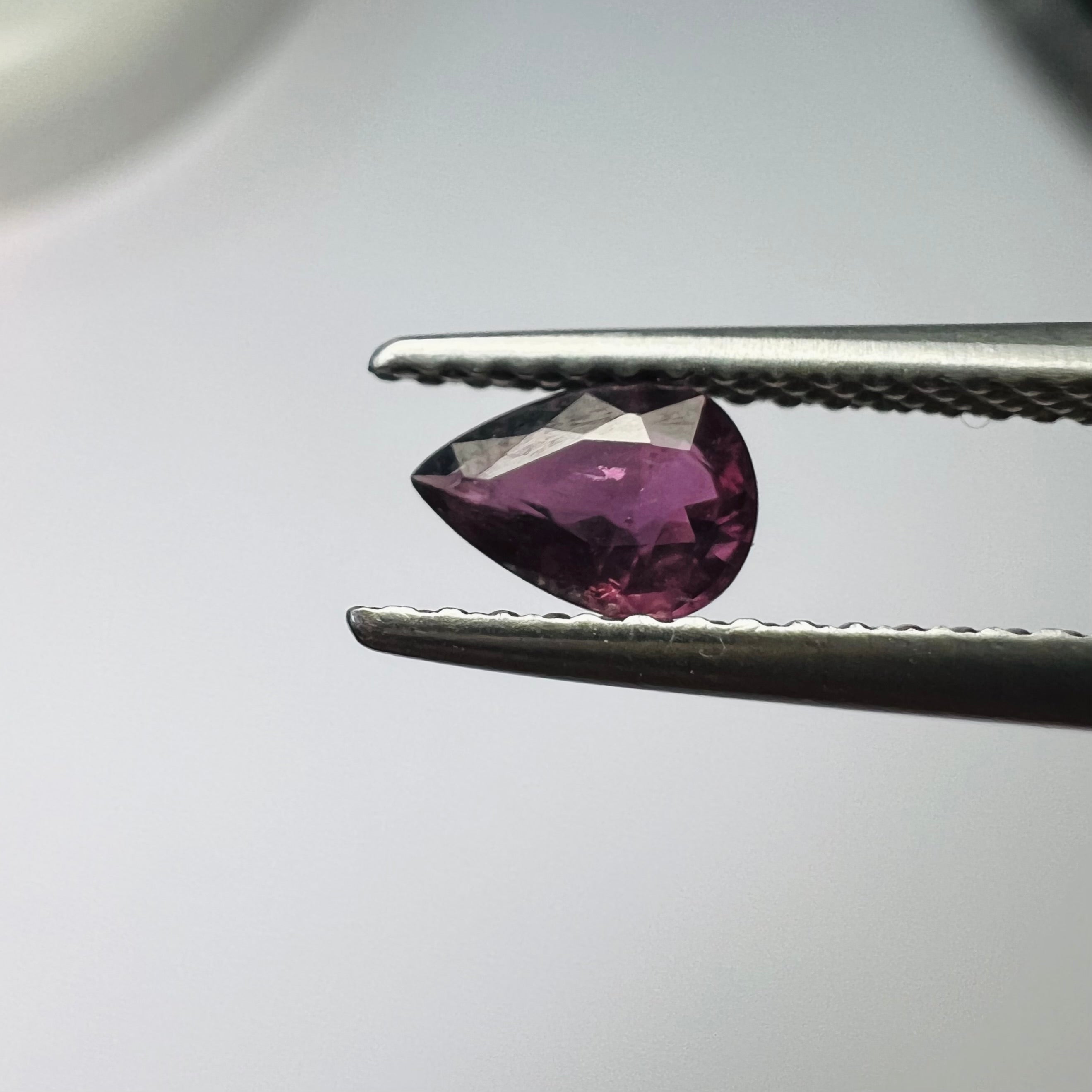.43CT Loose Natural Pear Ruby 5.87x4.05x2.25mm Earth mined Gemstone