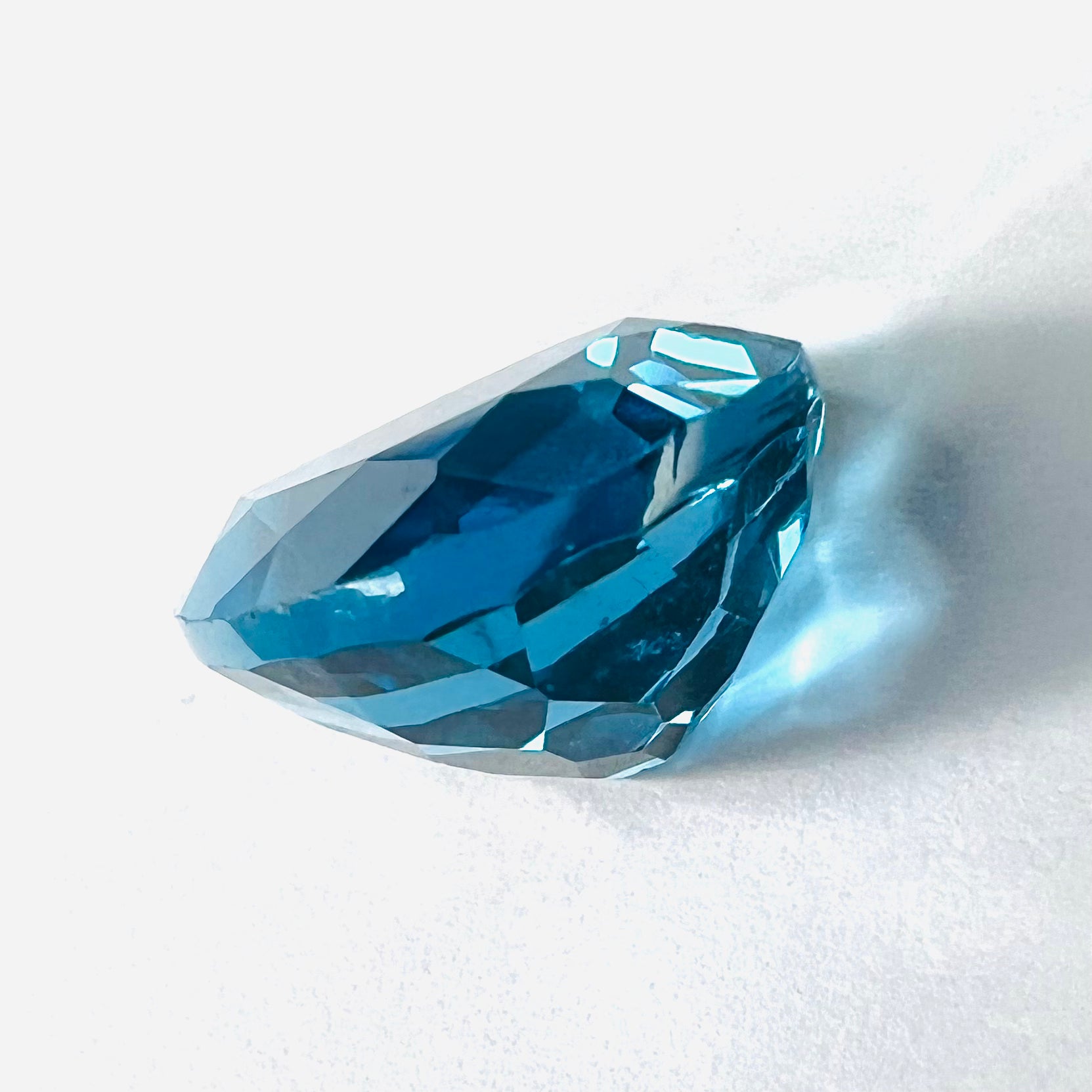8.28CTW Loose Natural Pear Cut Topaz 14.85x10x7.5mm Earth mined Gemstone
