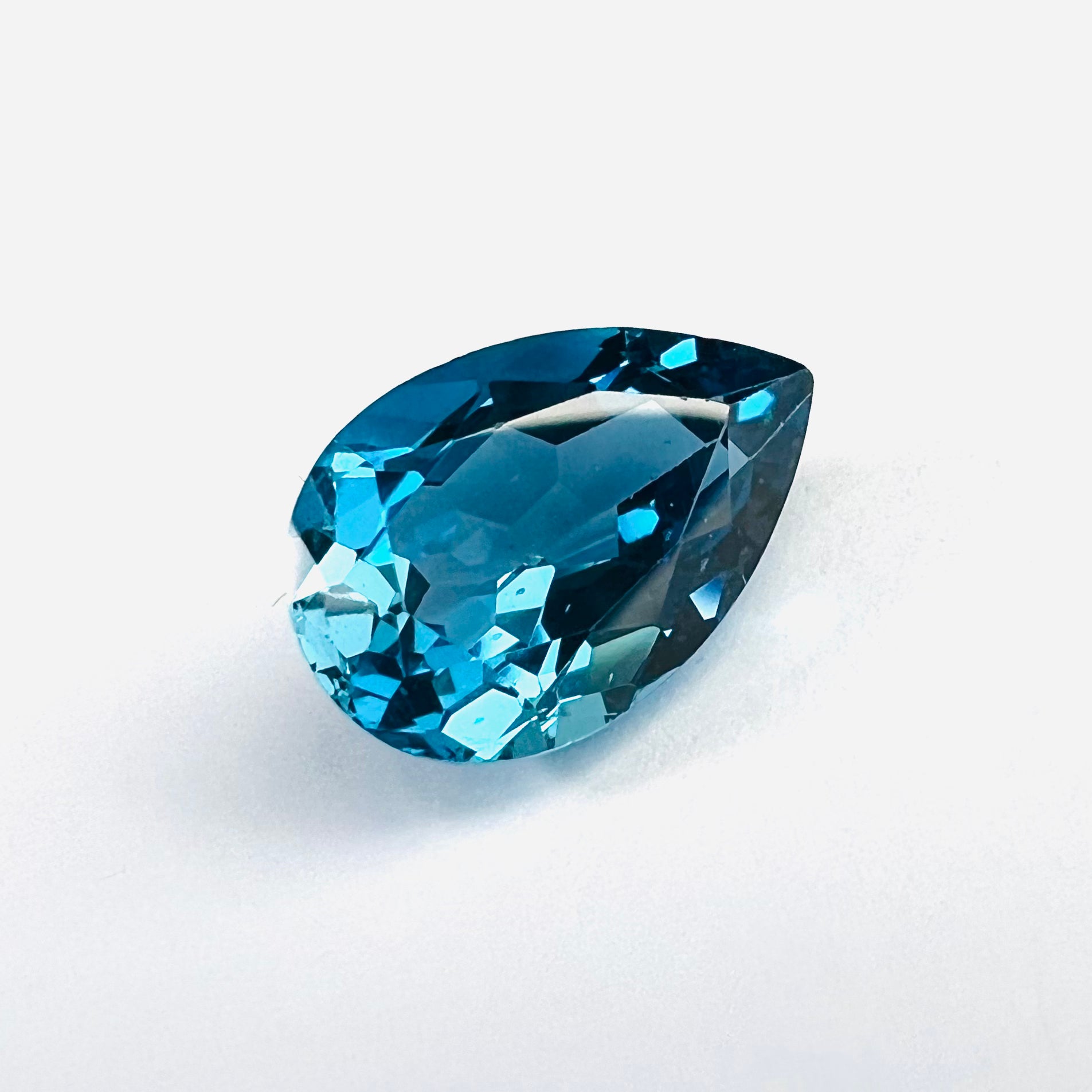 8.28CTW Loose Natural Pear Cut Topaz 14.85x10x7.5mm Earth mined Gemstone
