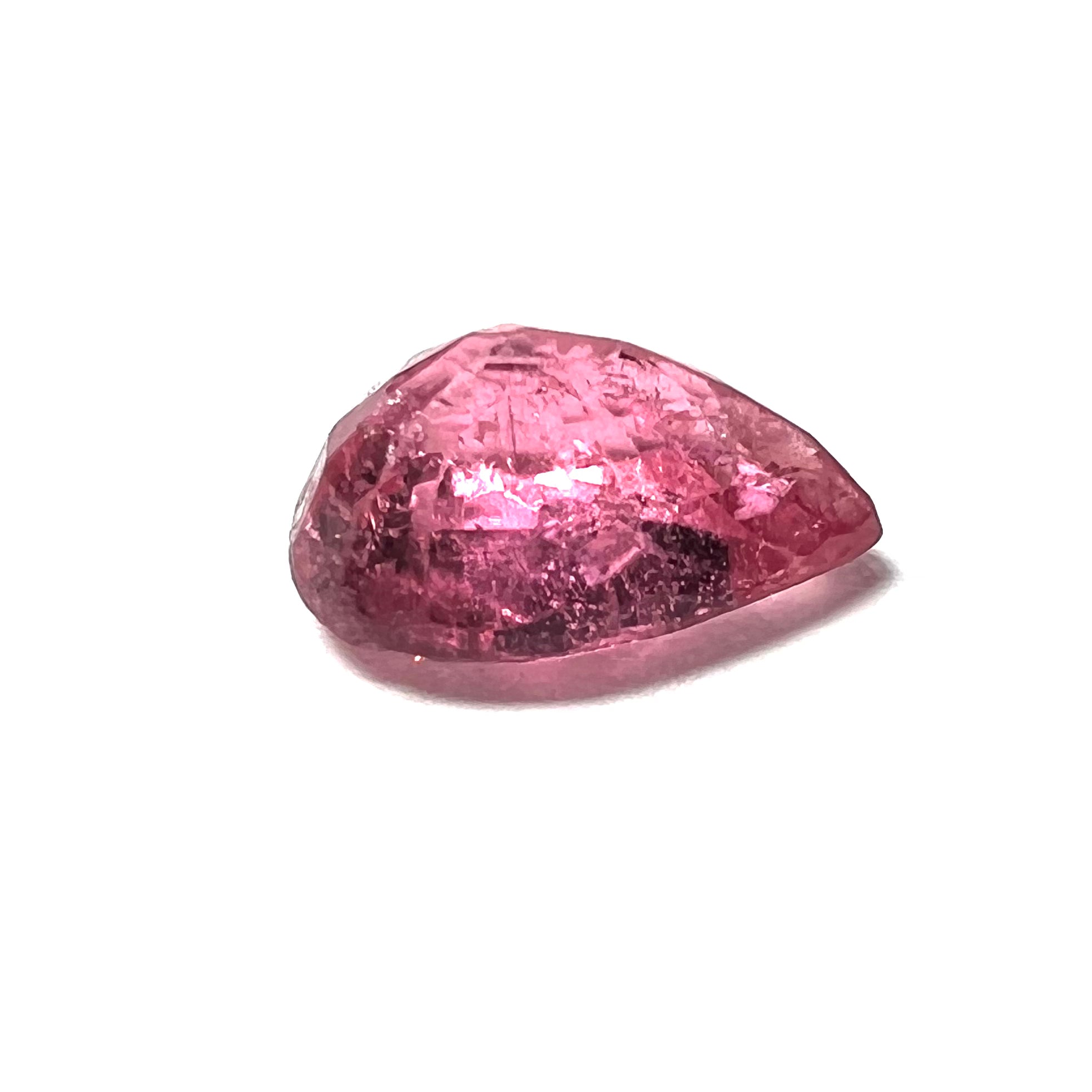 .75CT Natural Pear Cut Tourmaline 7x5x3mm Earth mined Gemstone