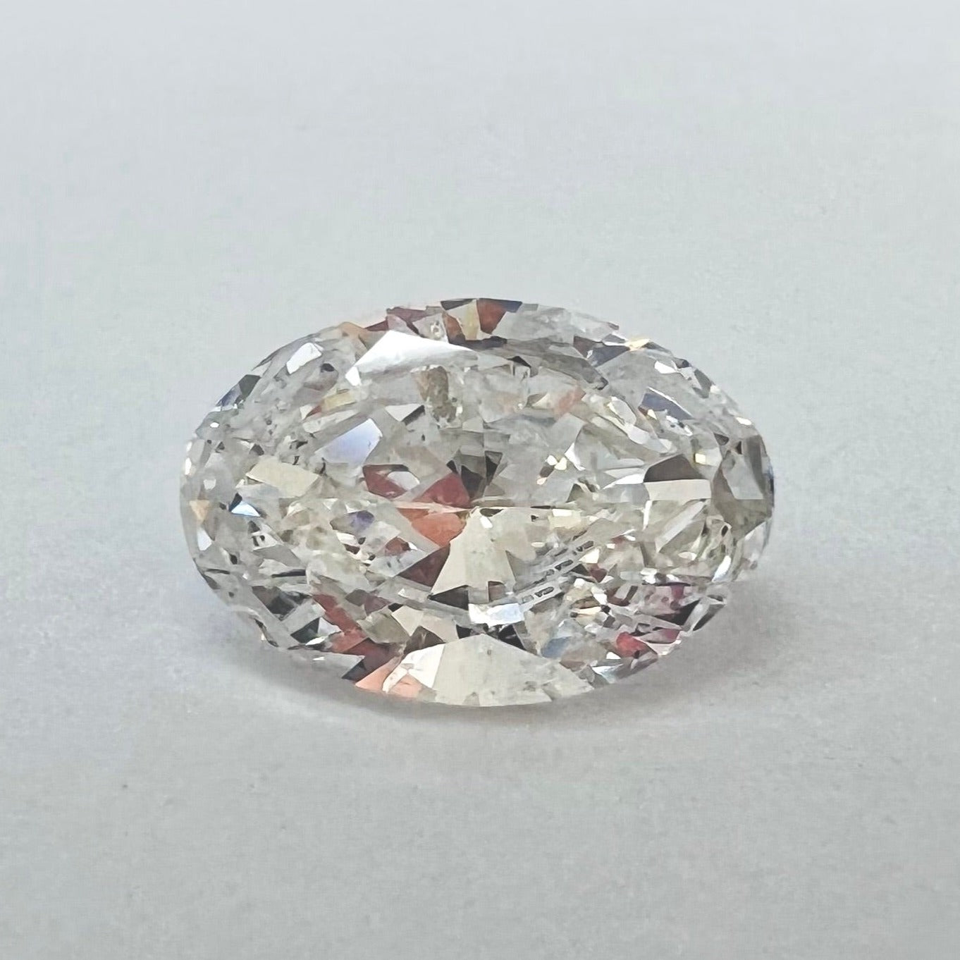 .68CT Oval Brilliant Diamond G  SI2 7.37x5.13x2.78mm Natural Earth mine