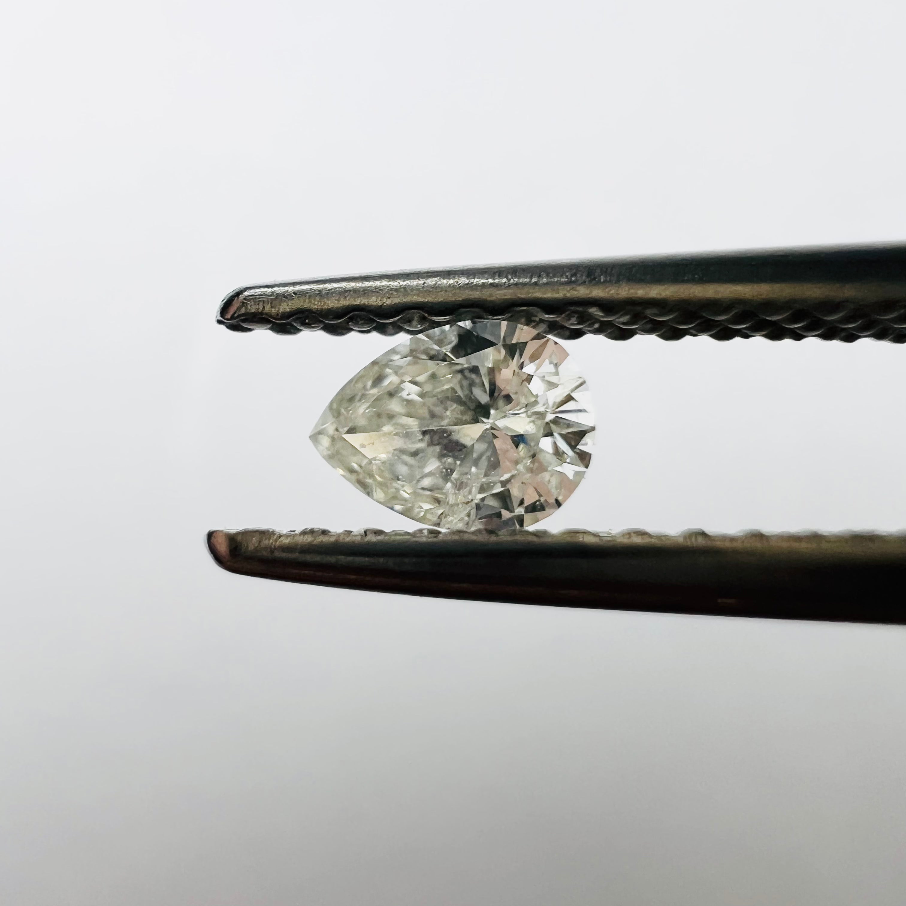 .19CT Pear Brilliant Diamond J VS2 4.63x3.37x1.85mm Natural Earth mined