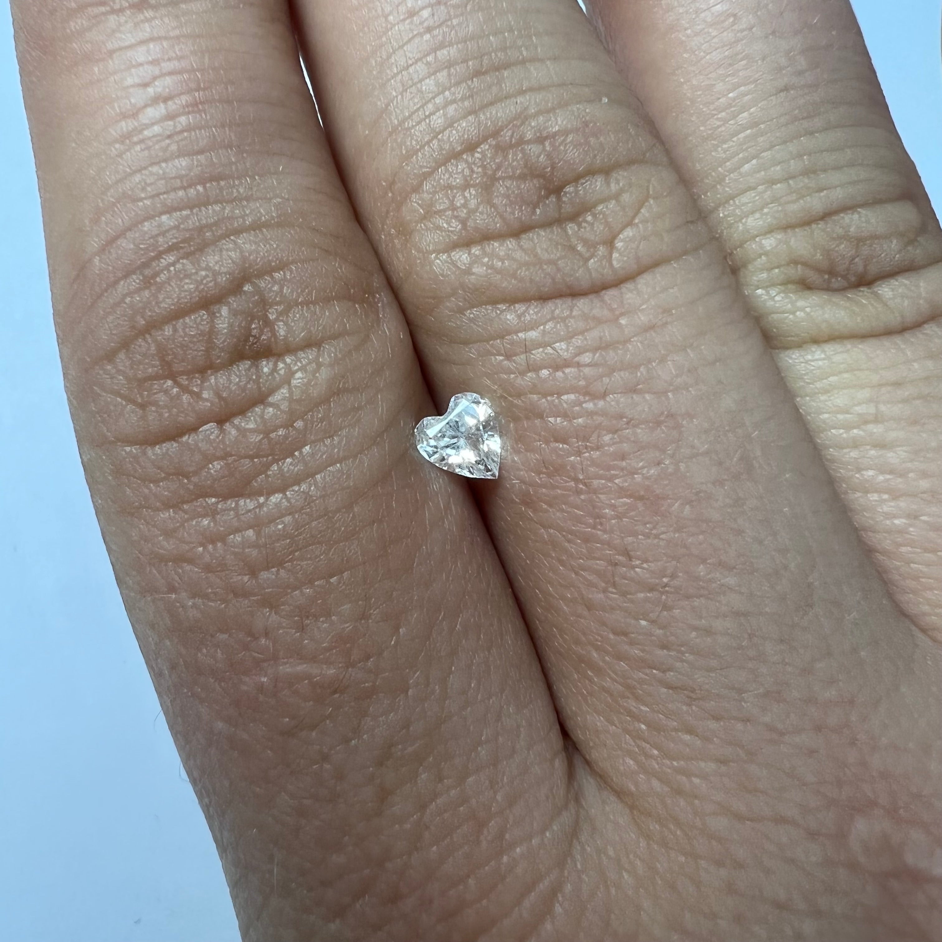 .30CT Heart Shape Diamond H I1 4.87x4.40x2.18mm Natural Earth mined
