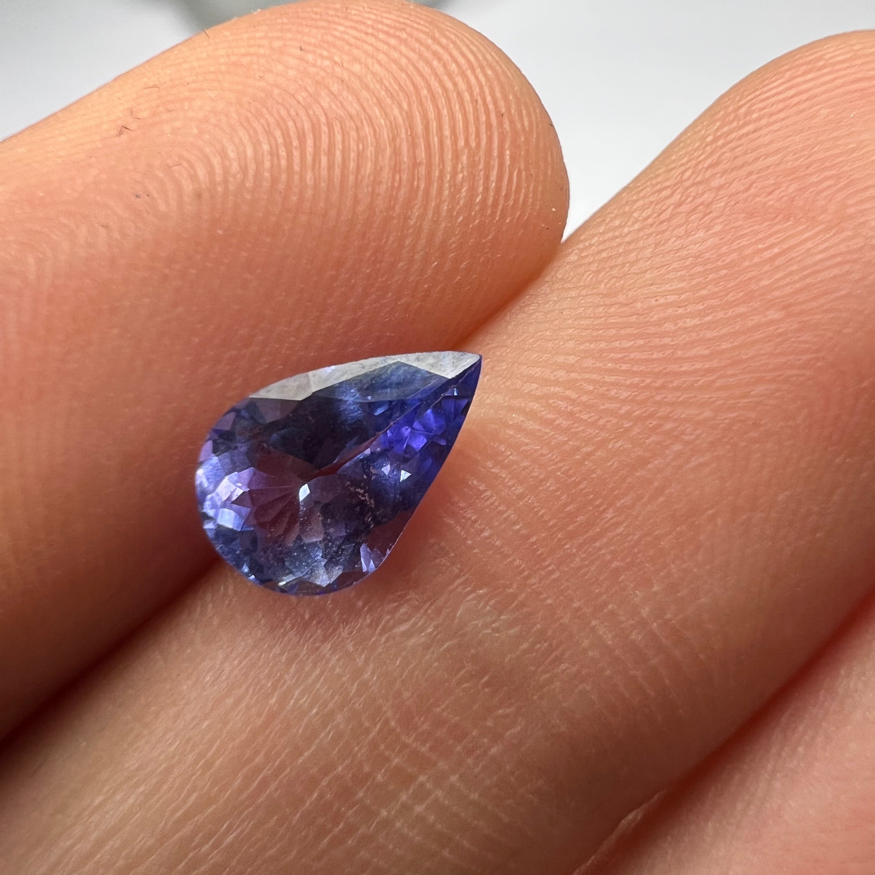 1.12CTW Loose Natural Pear Cut Tanzanite 8.91x5.84x3.61mm Earth mined Gemstone