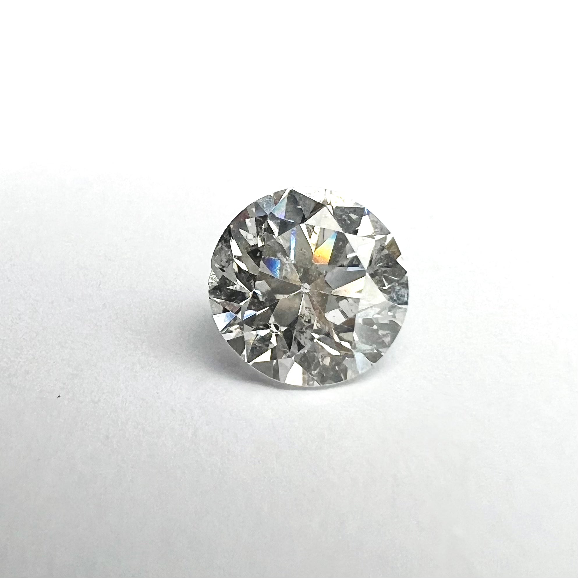 .83CT Circular Brilliant Diamond F I1 5.87x5.99x3.78mm Natural Earth mined