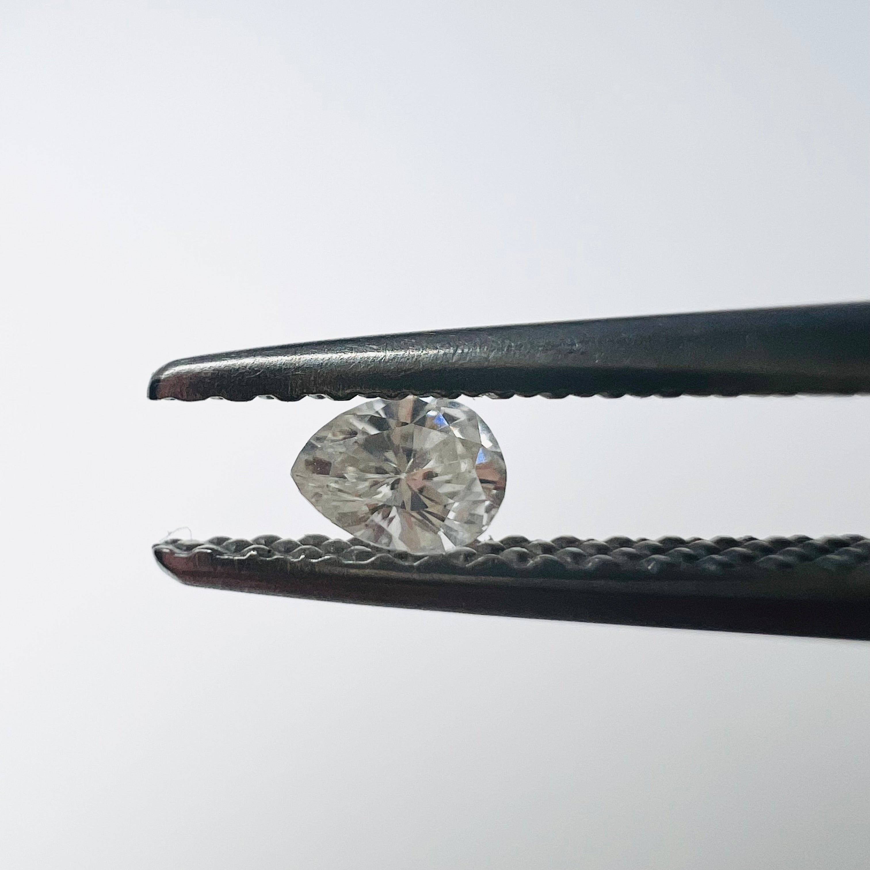.12CT Pear Diamond H VS2 3.55x2.69x1.75mm Natural Earth mined
