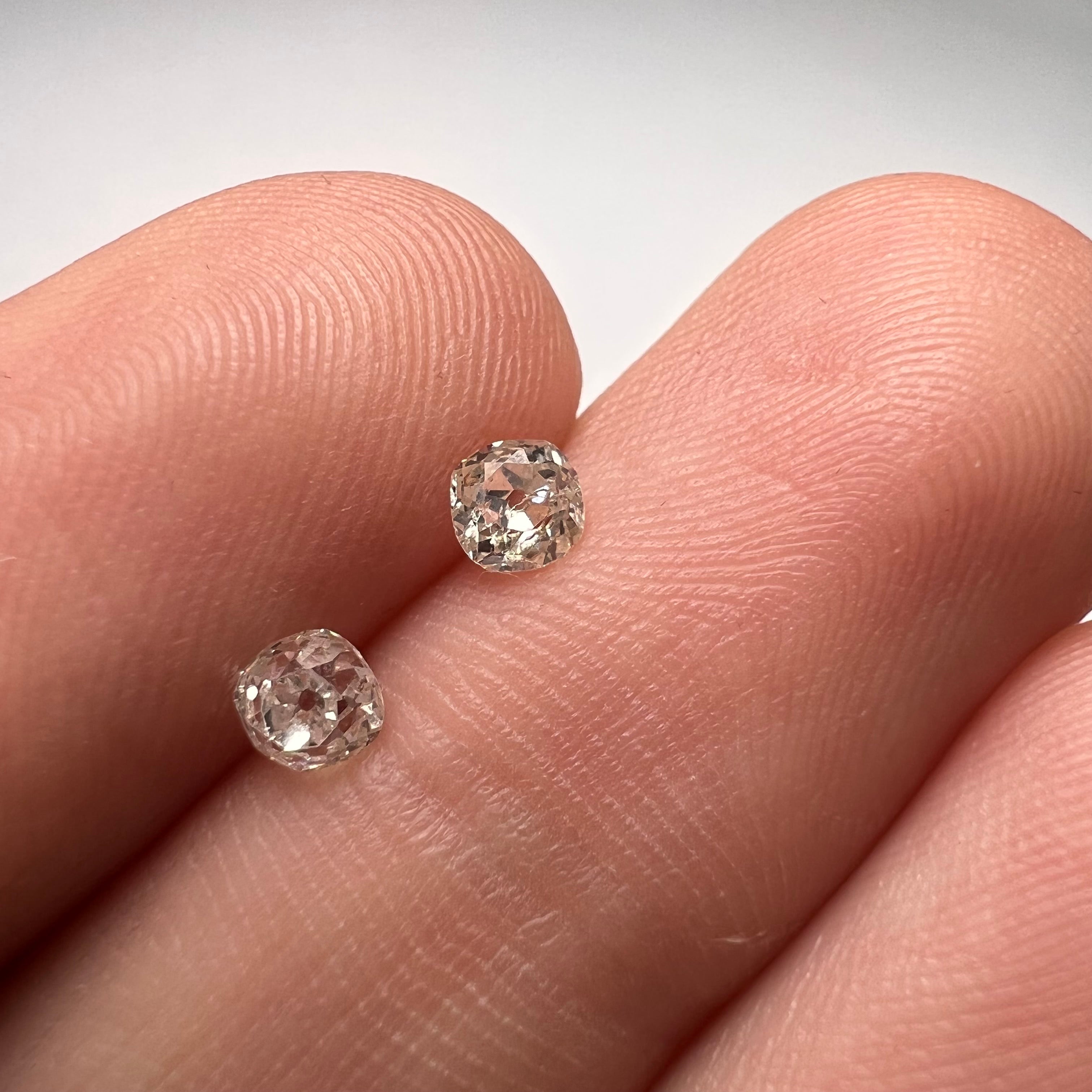 .53ctw Old Mine Cut Diamond I/J SI2/I1 3.80mm Natural Earth mined