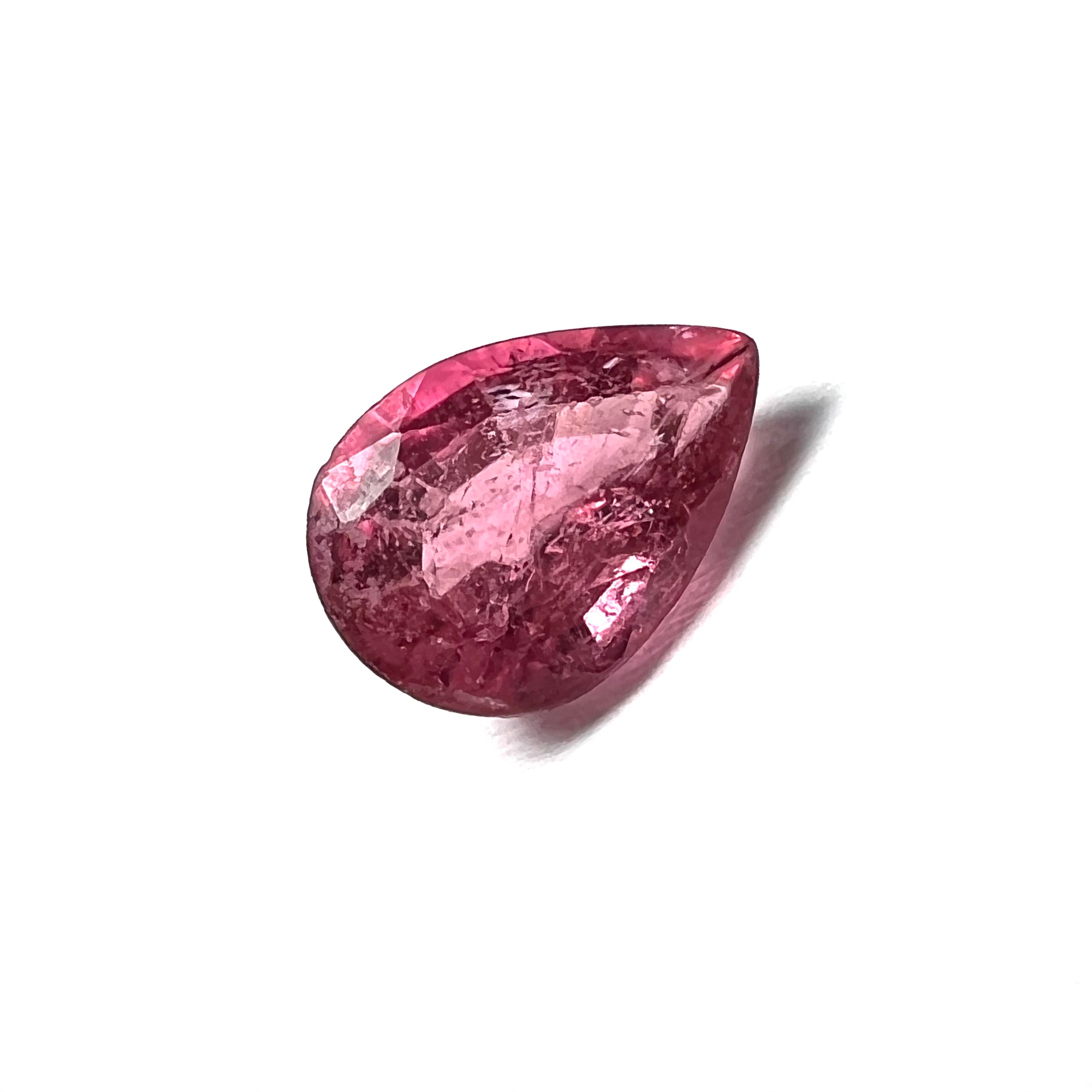 .75CT Natural Pear Cut Tourmaline 7x5x3mm Earth mined Gemstone