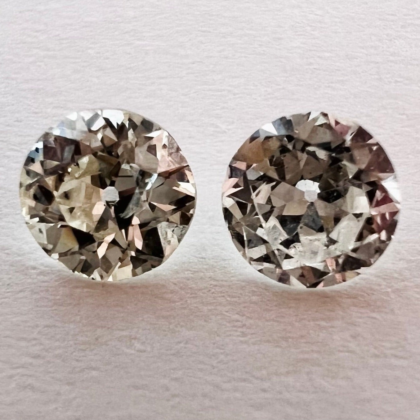 .66CTW Old Mine Cut Diamond H/I SI2 5mm Natural Earth mined
