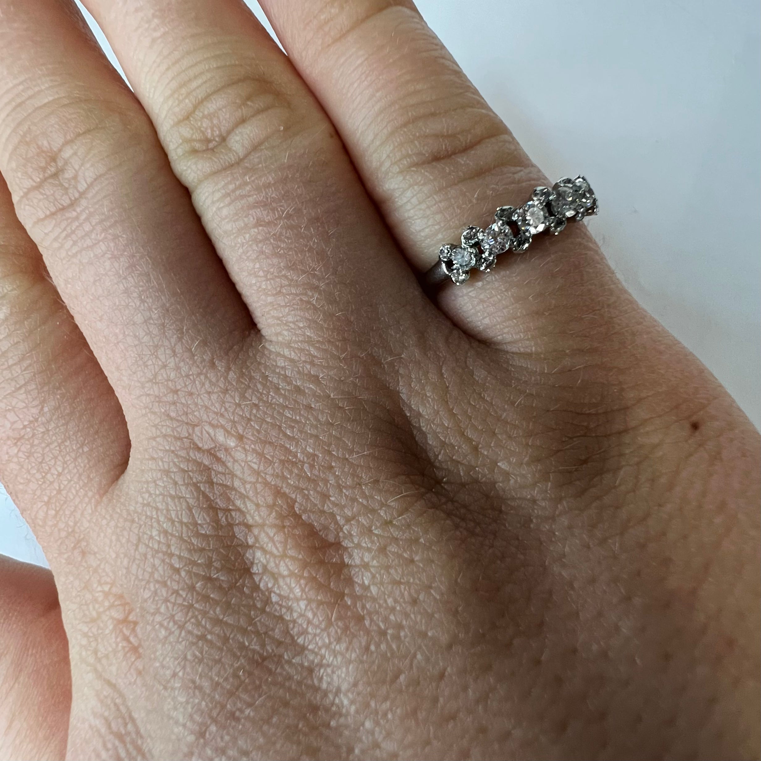 Antique Platinum Diamond .43ctw Ring Size 6