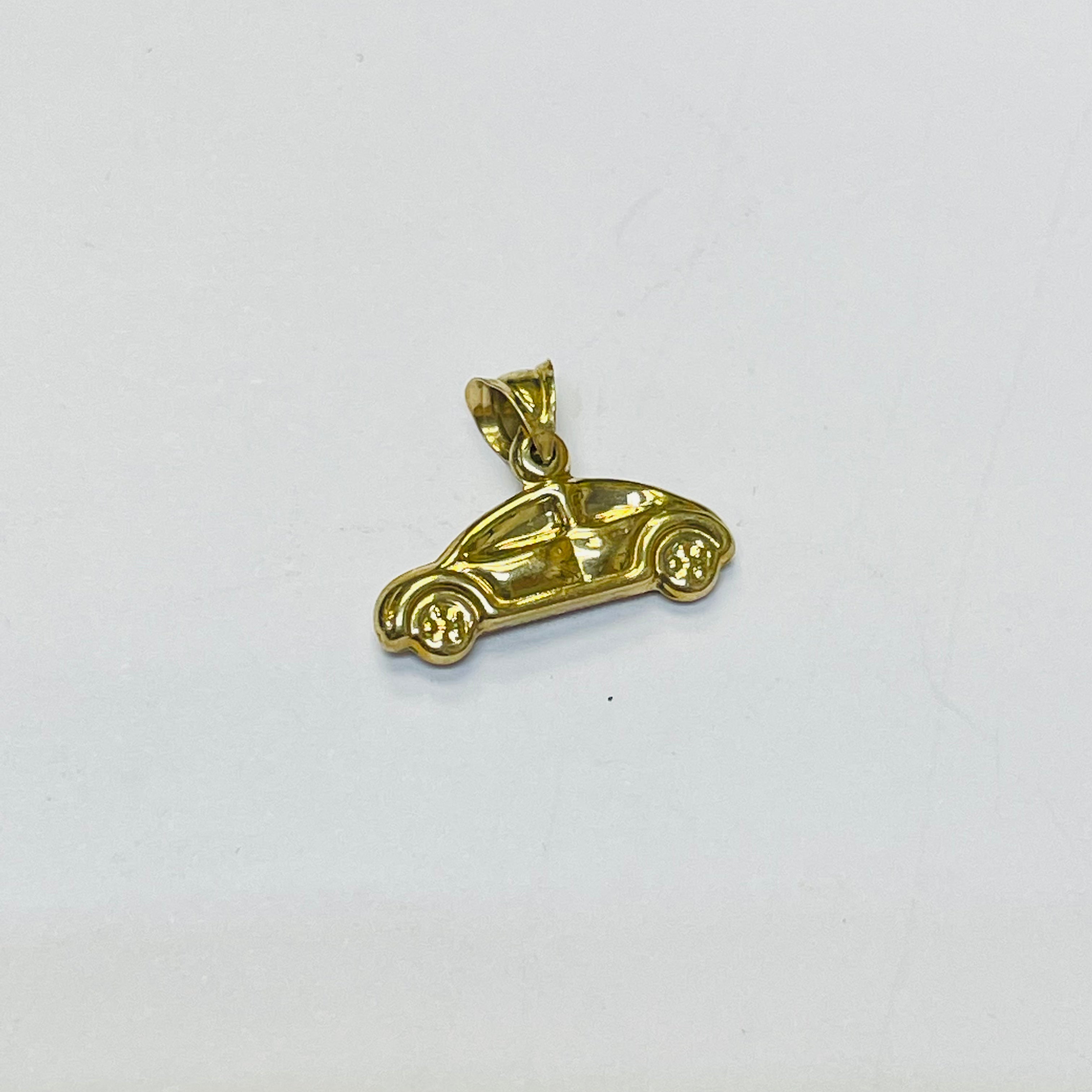 10K Yellow Gold Volkswagen Car Pendant Charm