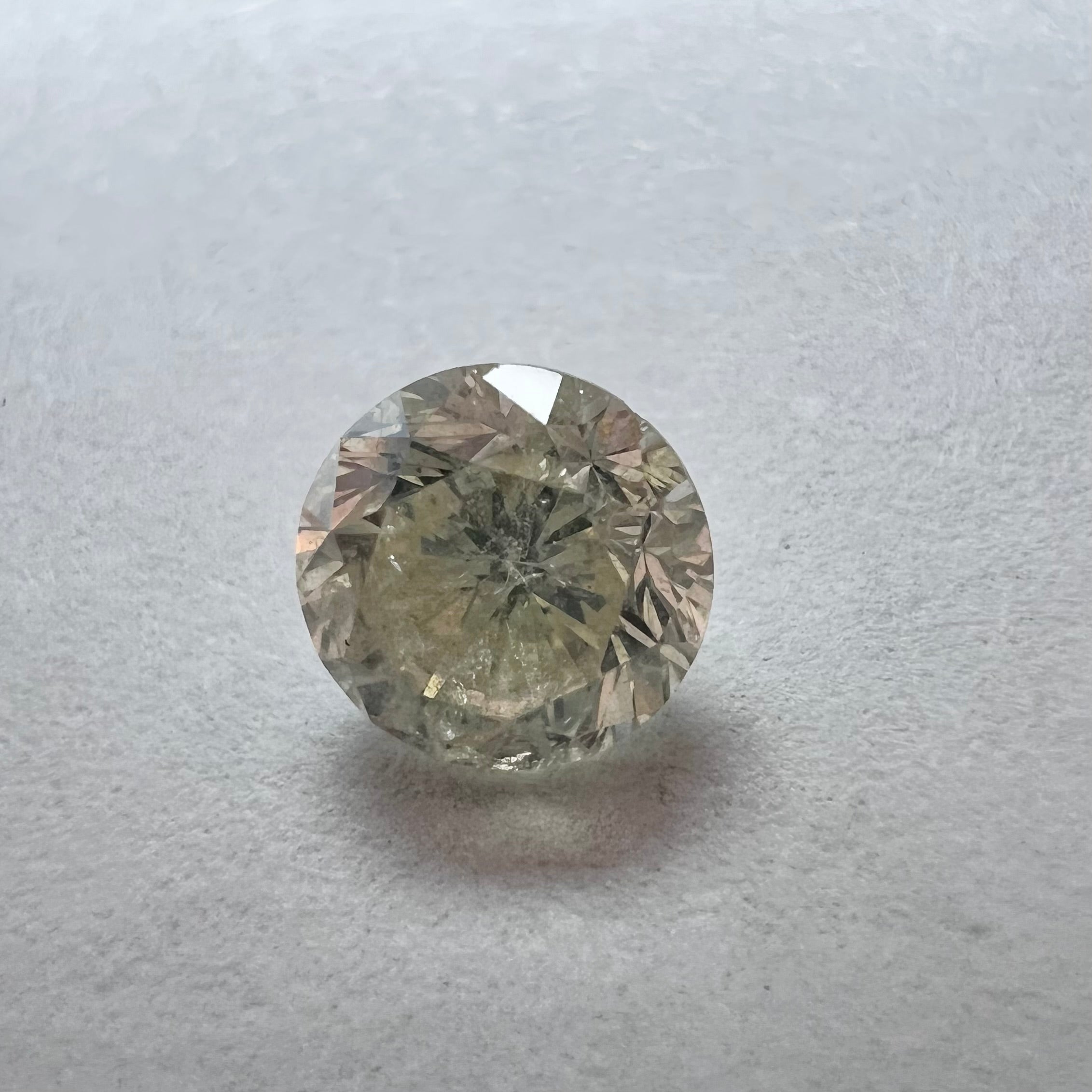 .63CT Brilliant Round Diamond N SI2 5.17x3.48mm Natural Earth mined