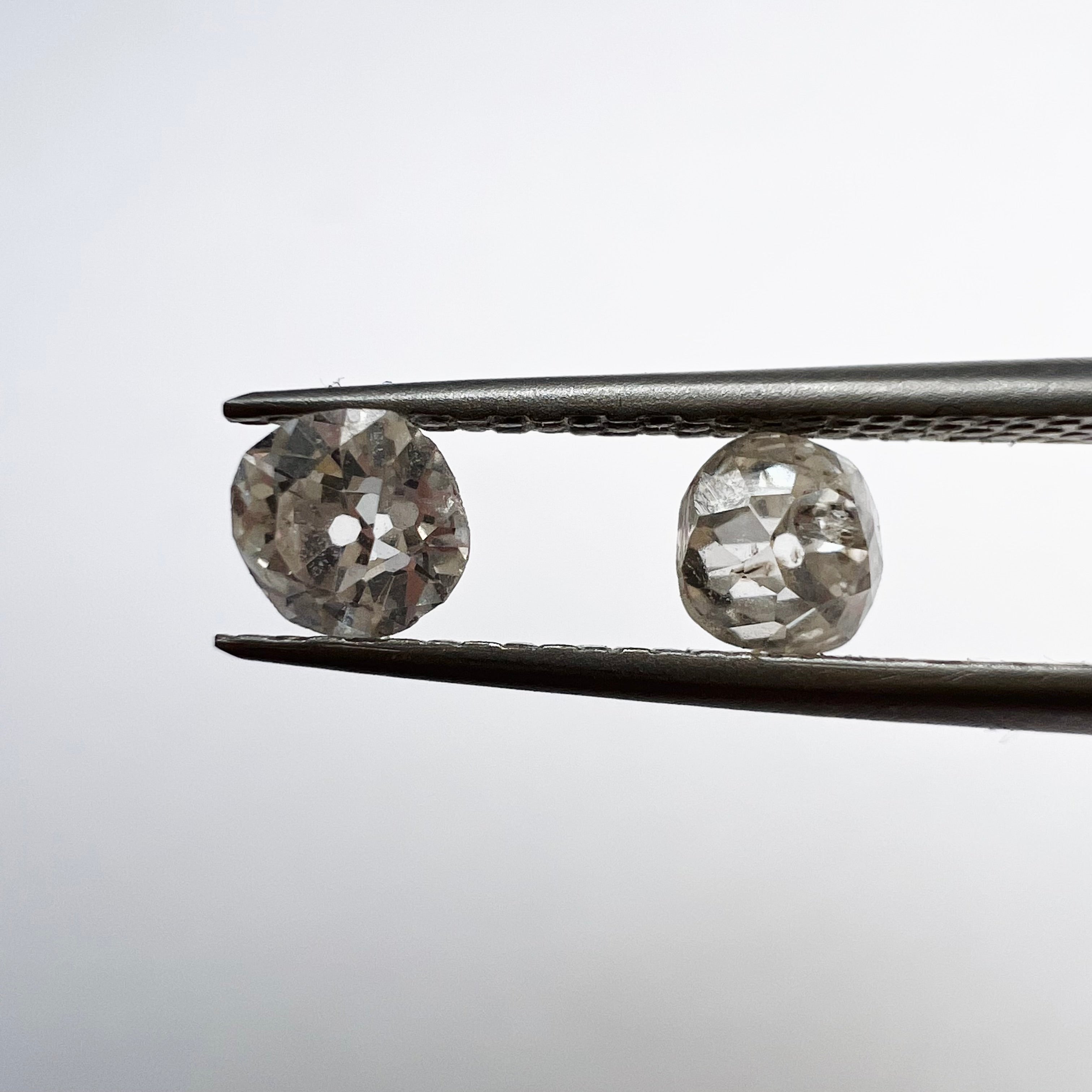.79CTW Old Mine Cut Diamond k VS2, I1 4.5mm Natural Earth mined
