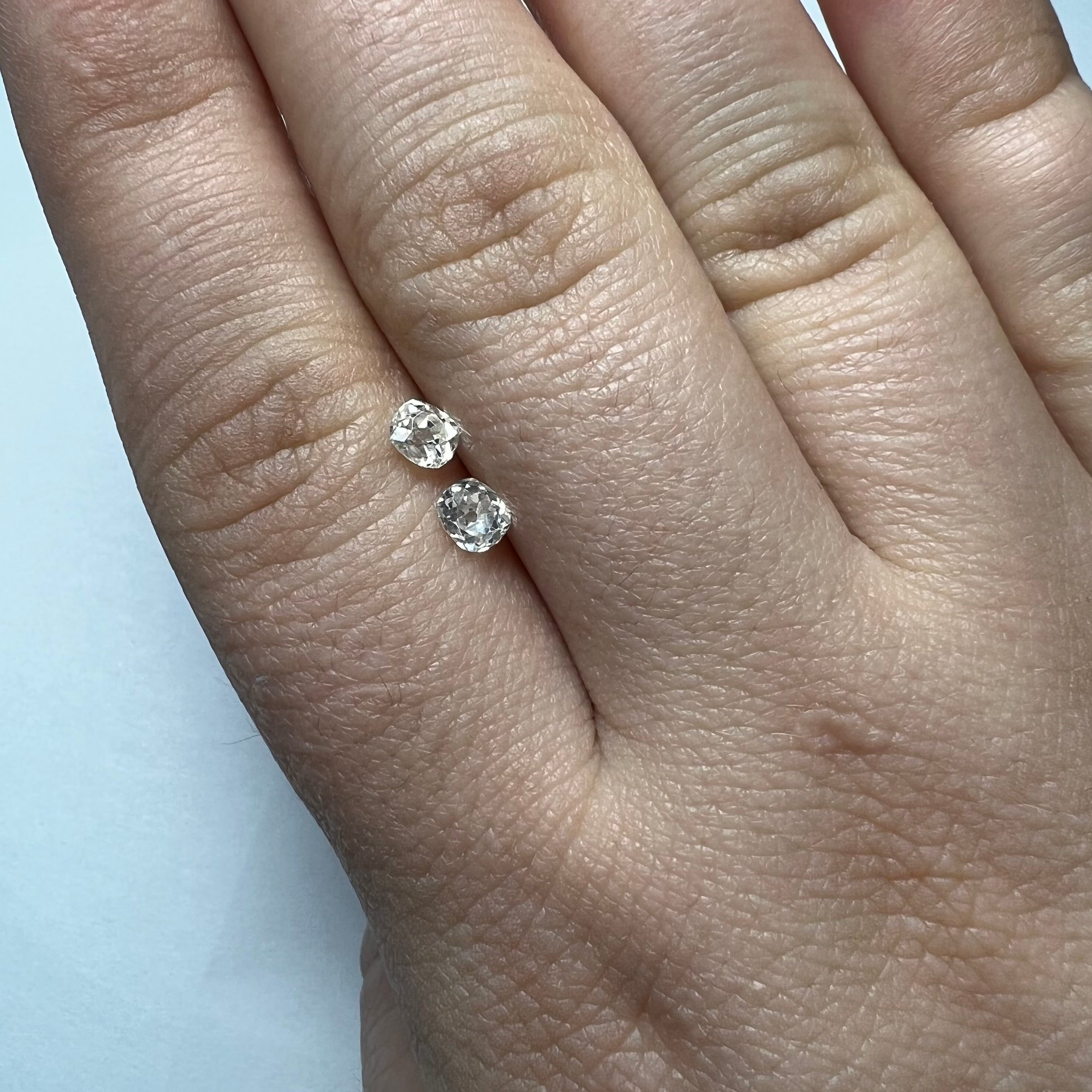 .74ctw Old Mine Cut Diamond I/J SI1 4.5X4mm Natural Earth mined