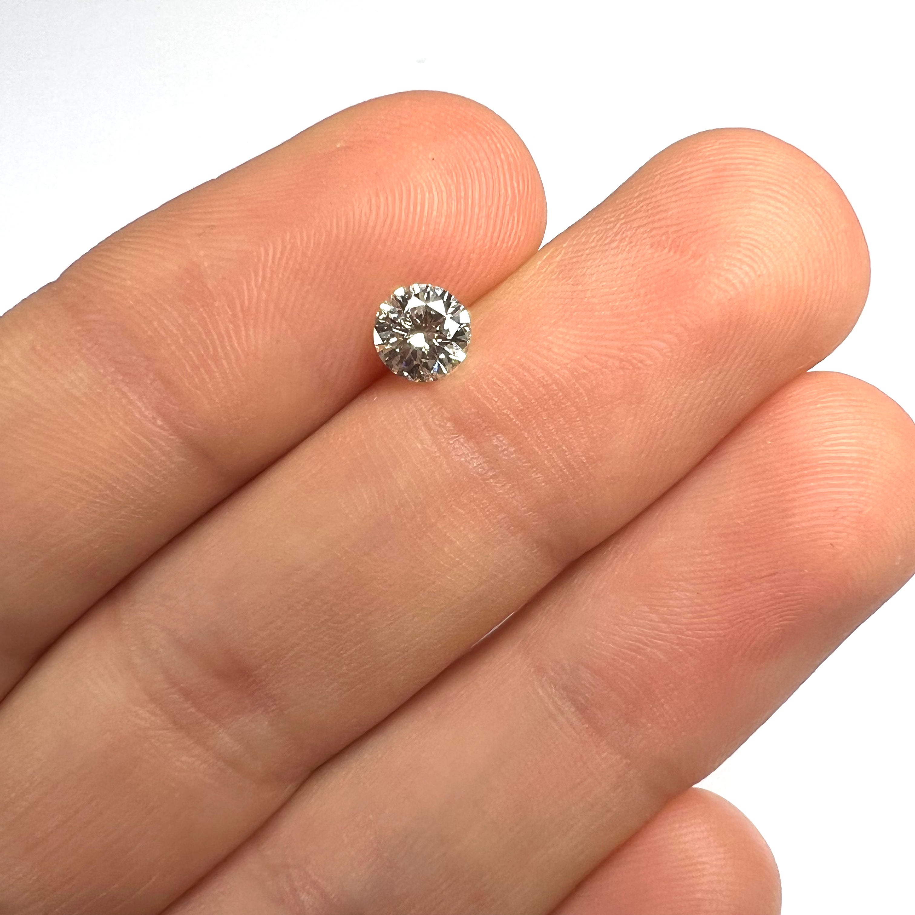 .50CT Round Brilliant Diamond L VS2 5.31x5.35x3.05mm Natural Earth mined