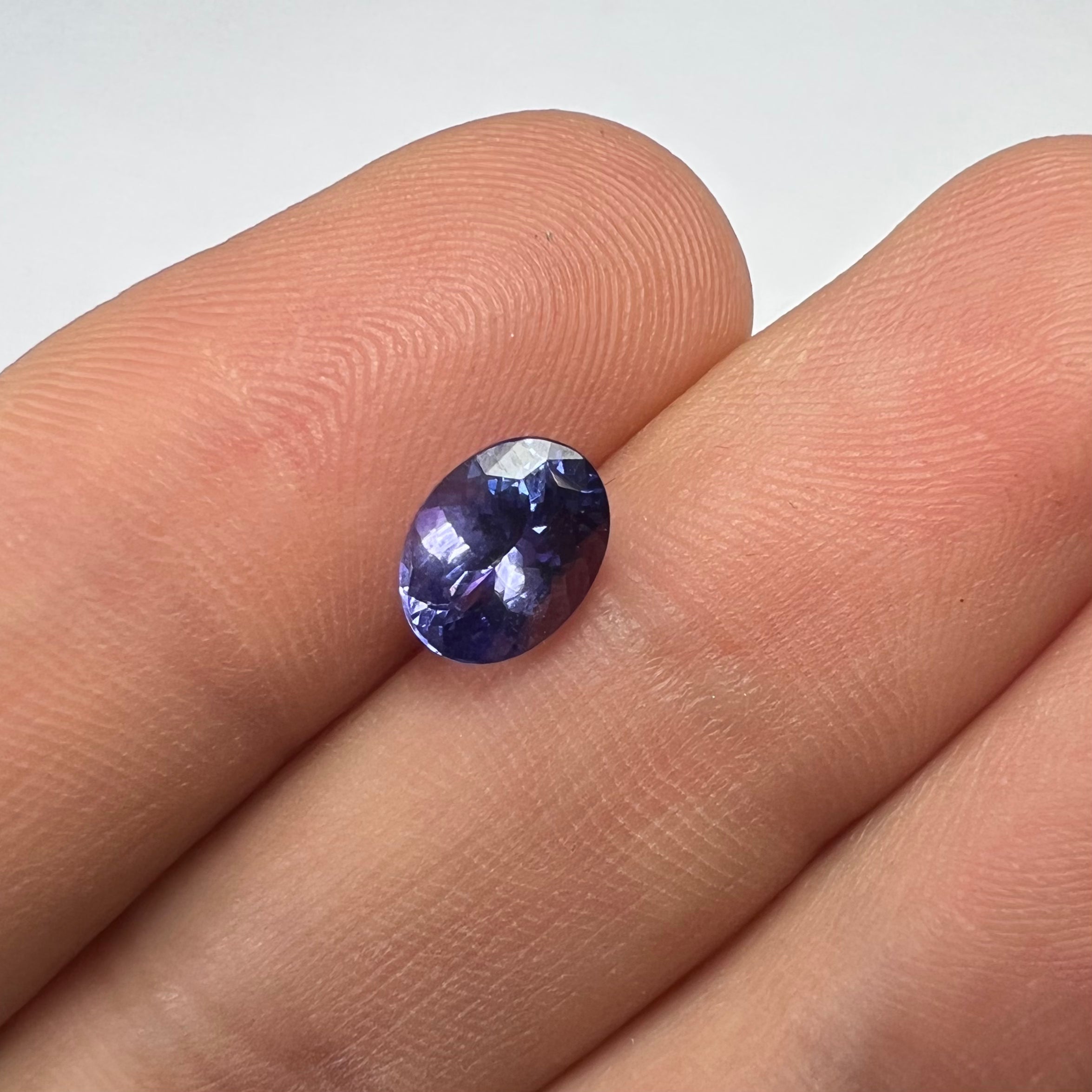 1.46CTW Loose Natural Oval Tanzanite 7.99x6.03x4.28mm Earth mined Gemstone
