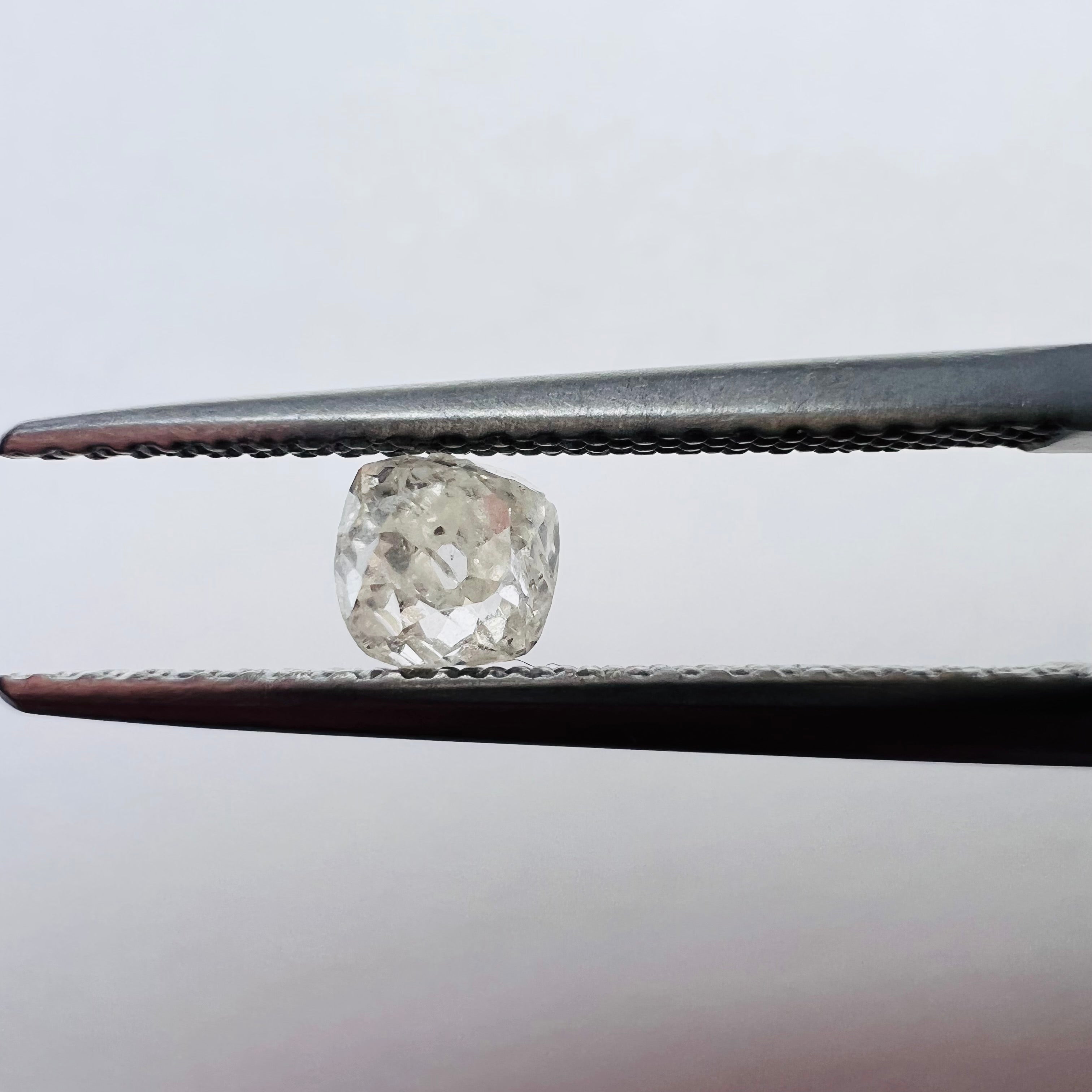 .41CT Old Mine Cushion Cut Diamond K I2 4.01x4.13x3.04mm Natural Earth mined