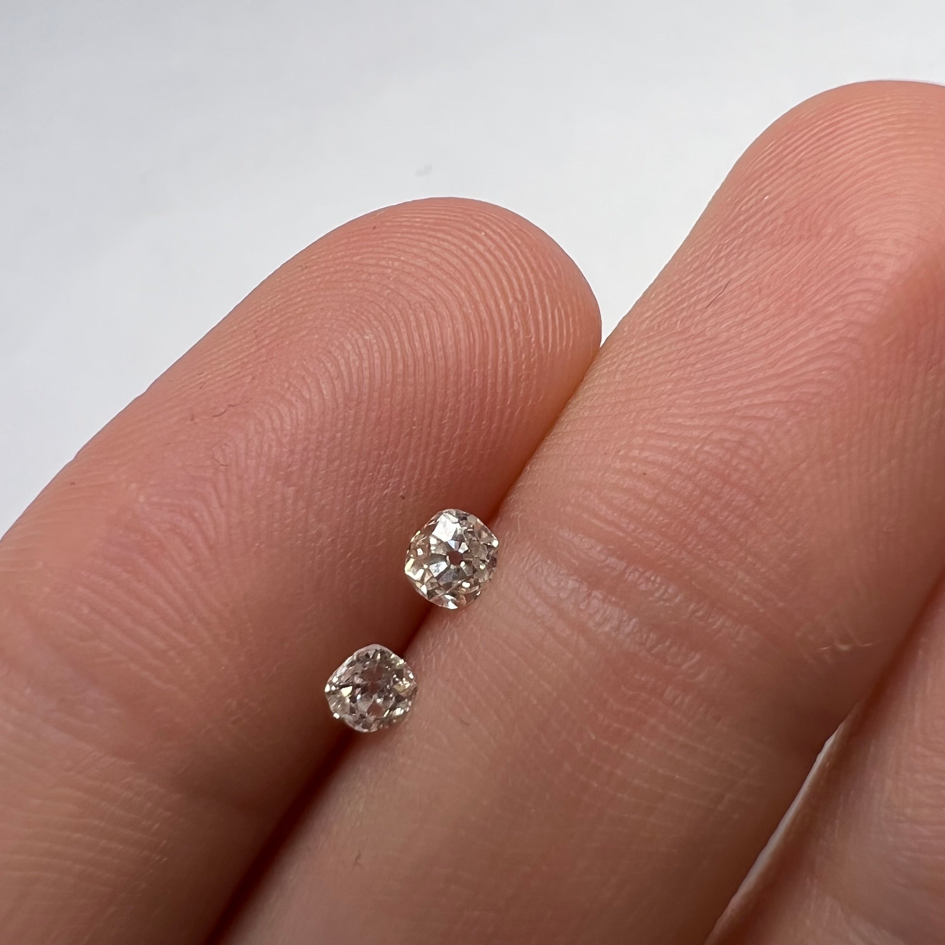 .39ctw Old Mine Cut Diamond K VS2 4mm Natural Earth mined