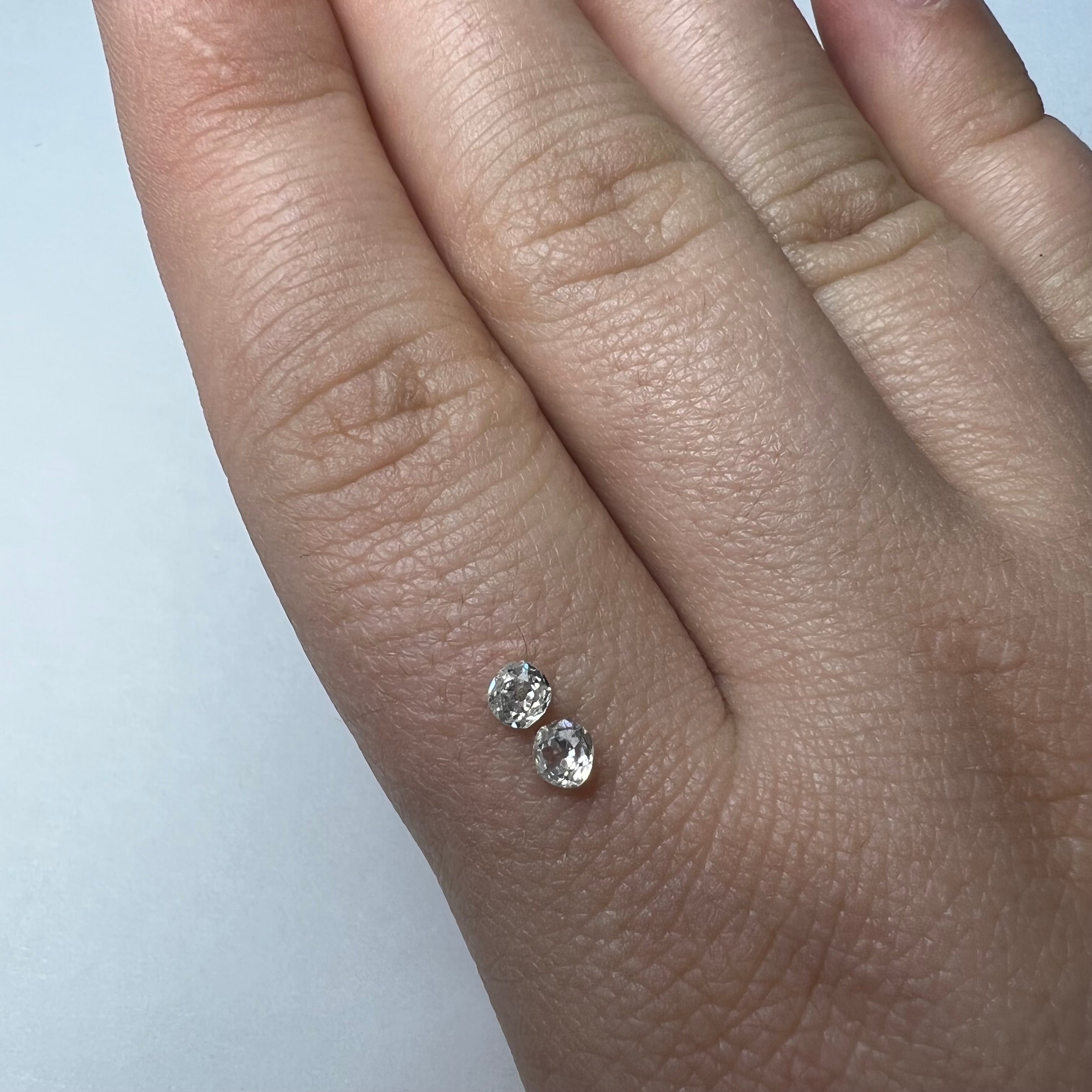 .36ctw Old Mine Cut Diamond J/H SI1/I1 3.5mm Natural Earth mined