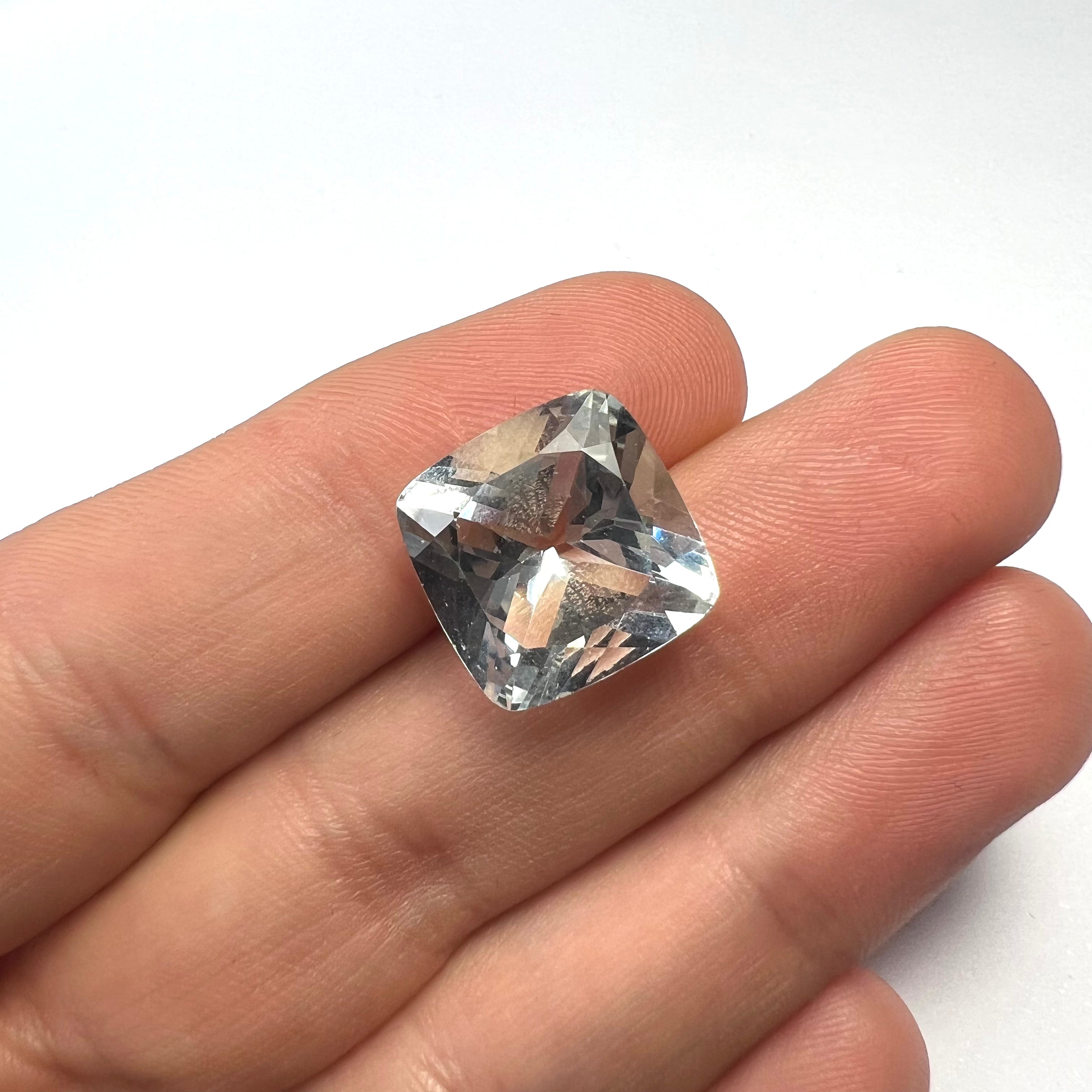 6.65CTW Loose Natural Square Cut Topaz 11.4x6.2mm Earth mined Gemstone
