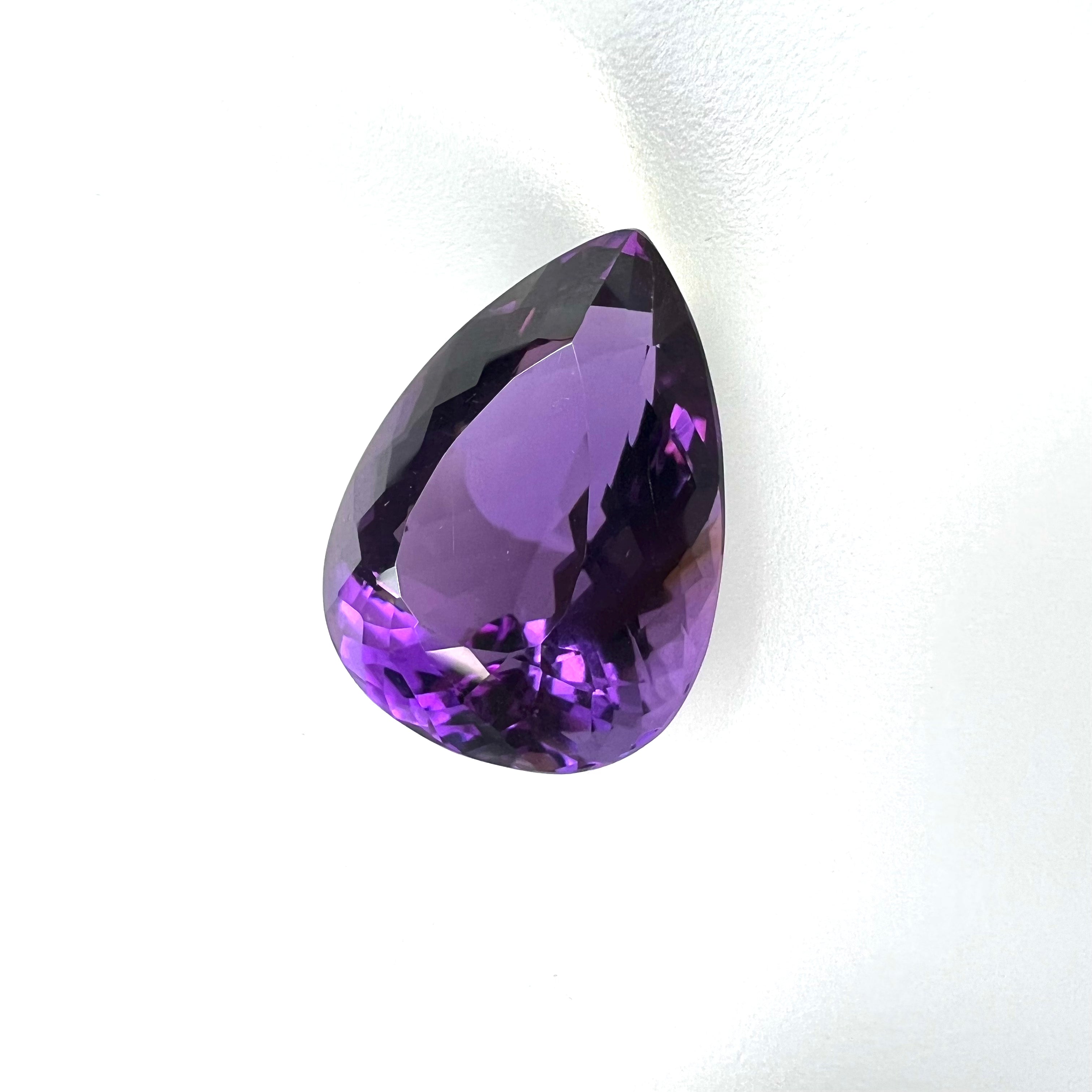 20.55CTW Loose Natural Oval Cut Amethyst 20.8x15.3x12.25mm Earth mined Gemstone