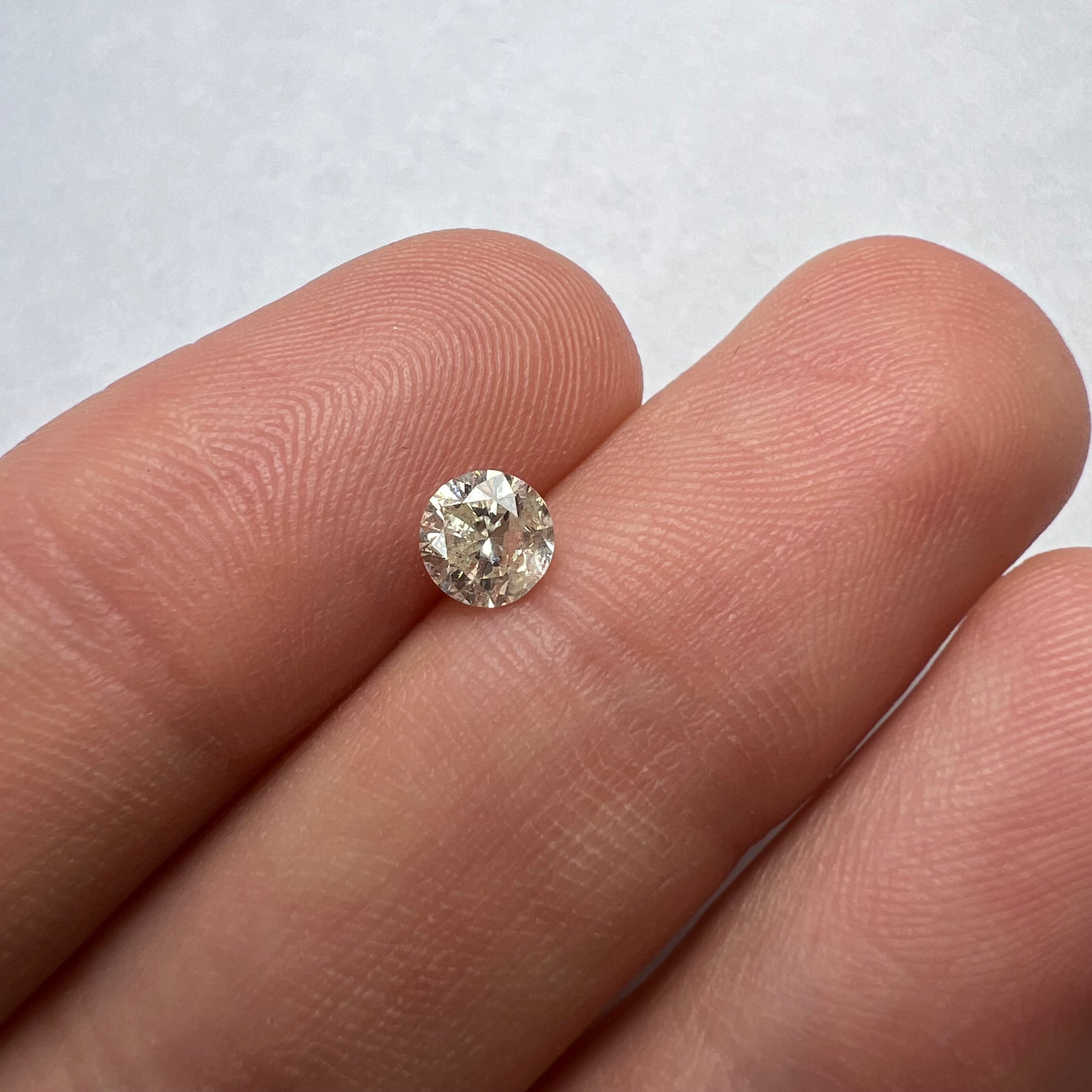 .57CT Brilliant Round Diamond L SI2 5.07x3.36mm natural Earth mined