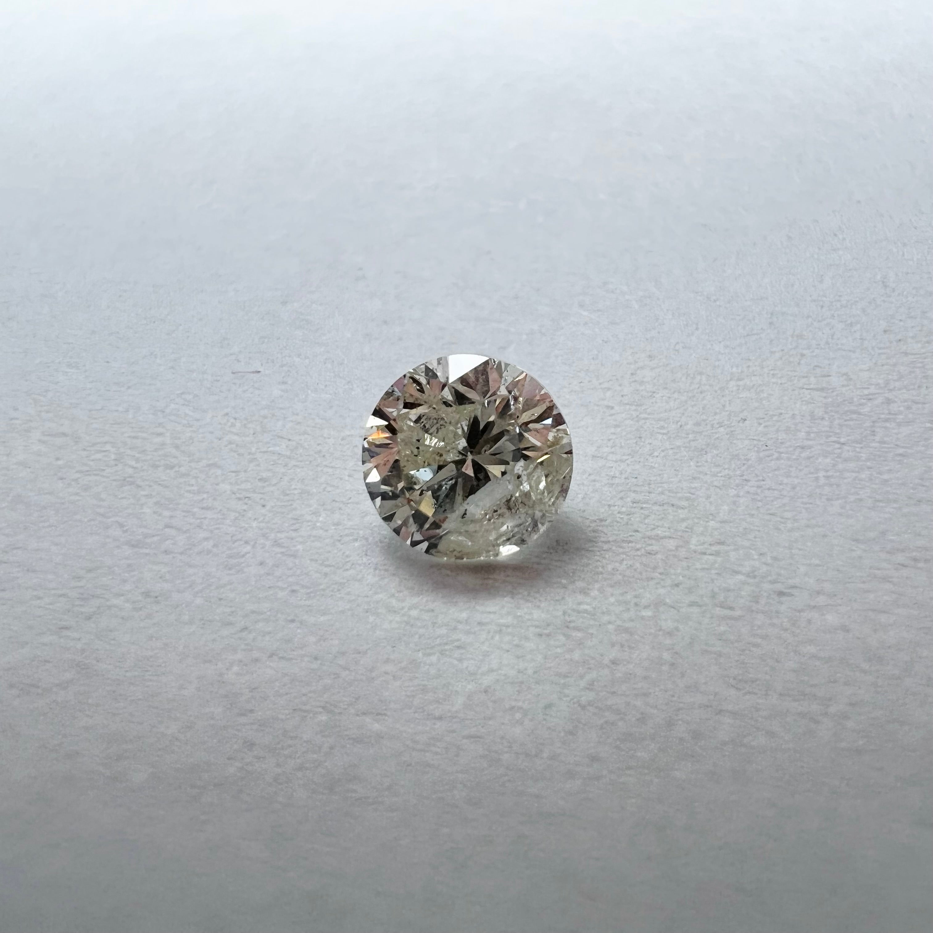 .57CT Brilliant Round Diamond L SI2 5.07x3.36mm natural Earth mined