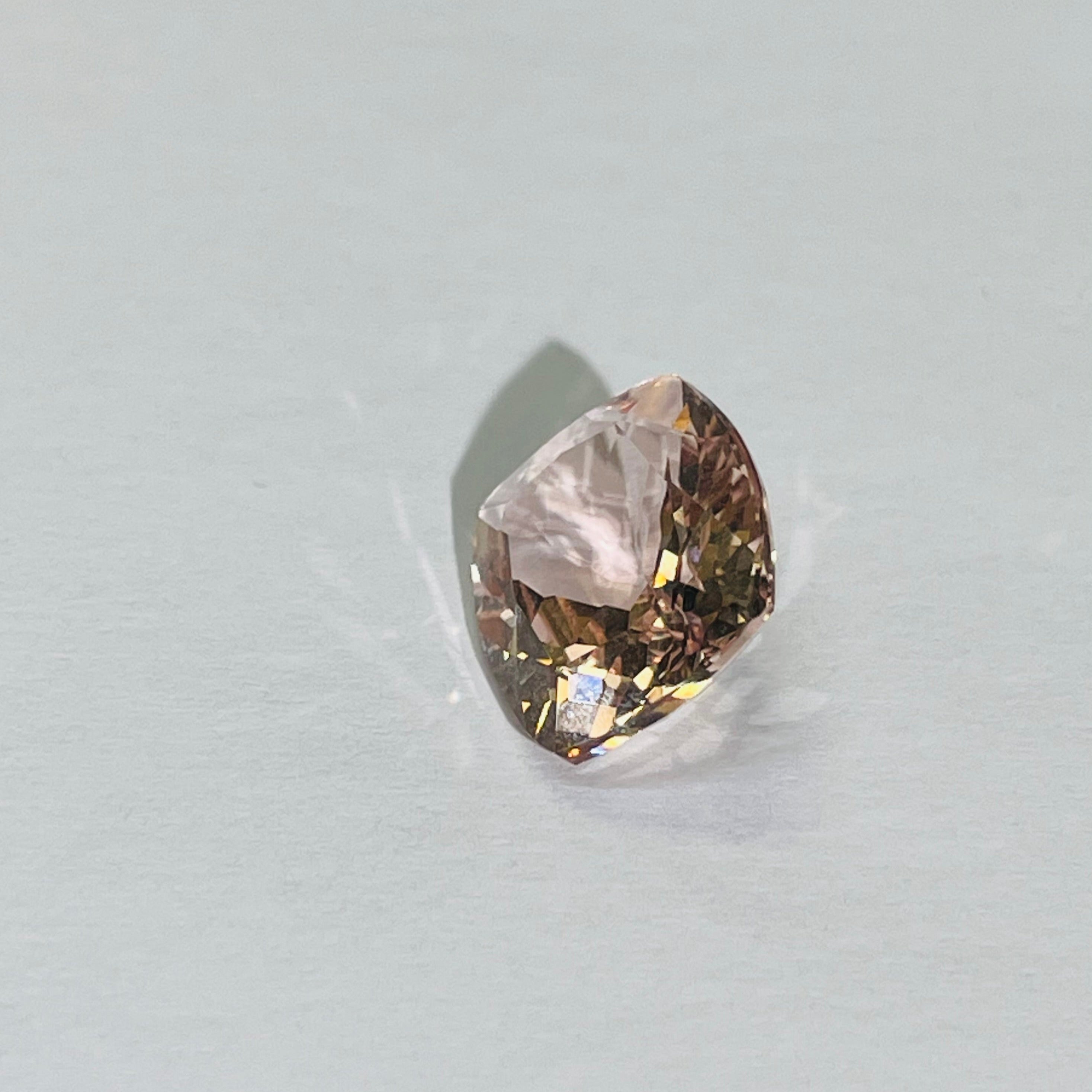 4.6CT Natural Pink Morganite 12x10mm